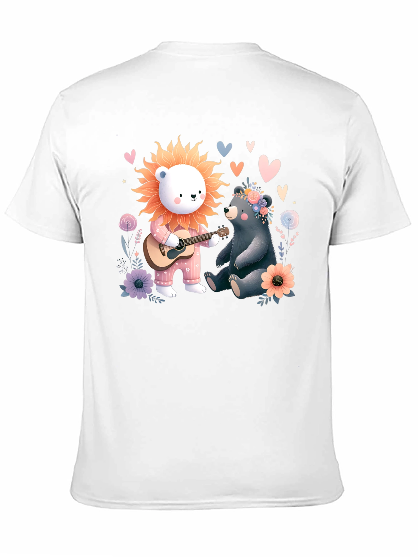 Bear and Lion Tee - Cute Animal T-Shirt