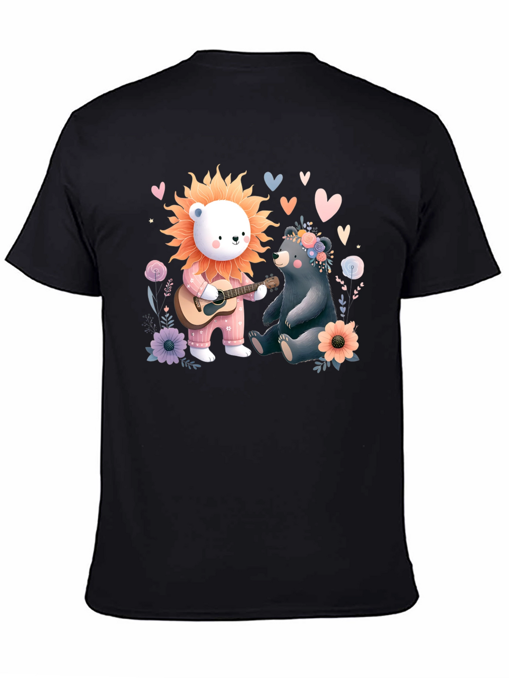Bear and Lion Tee - Cute Animal T-Shirt
