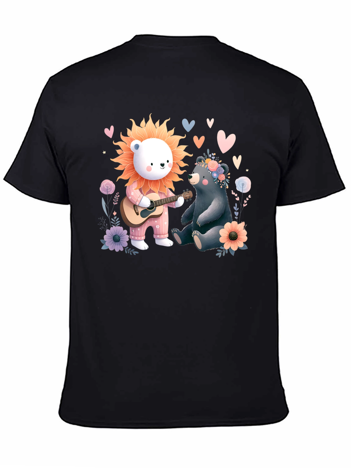 Bear and Lion Tee - Cute Animal T-Shirt