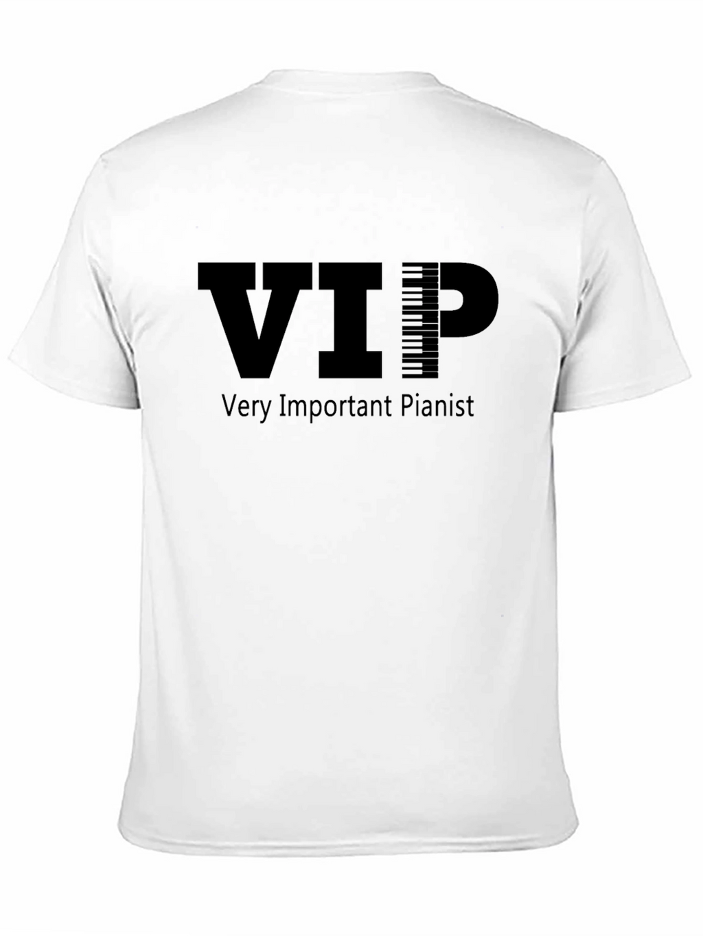 VIP Very Important Pianist Black T-Shirt