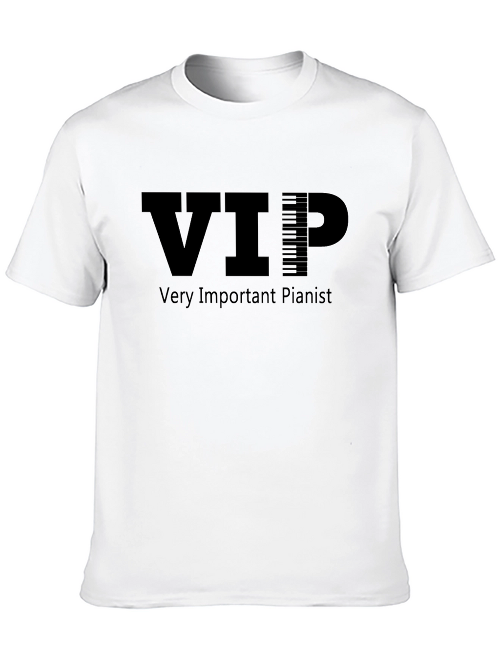 VIP Very Important Pianist Black T-Shirt