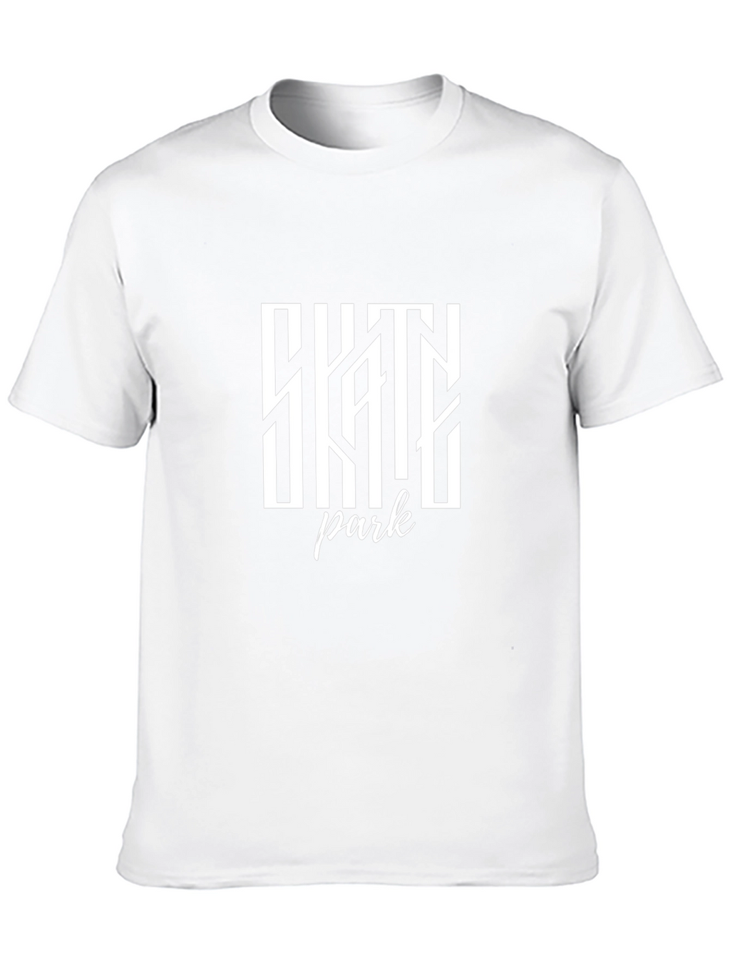 Skate Park Graphic Tee - Stylish Black Cotton T-Shirt