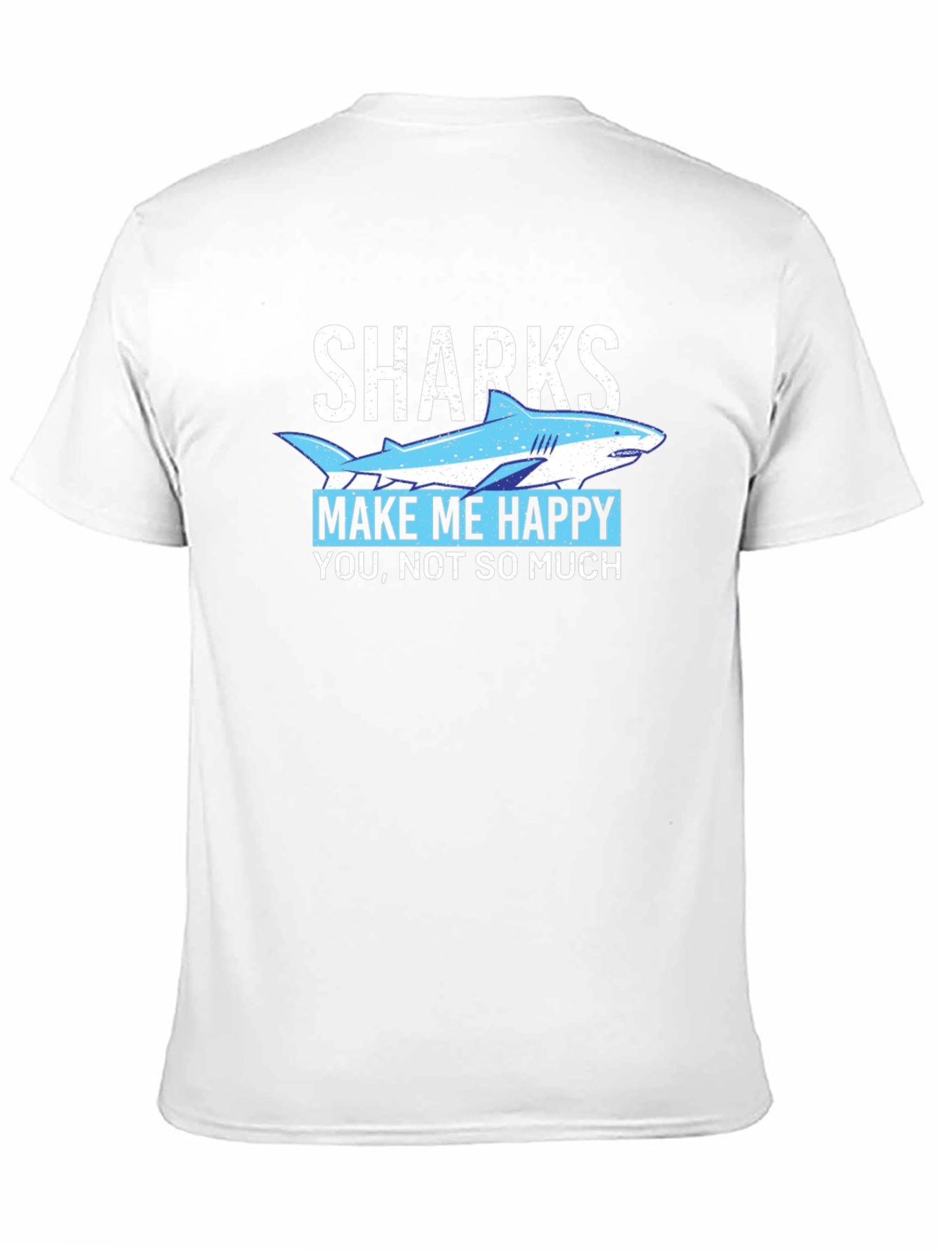 Sharks Make Me Happy Graphic T-Shirt