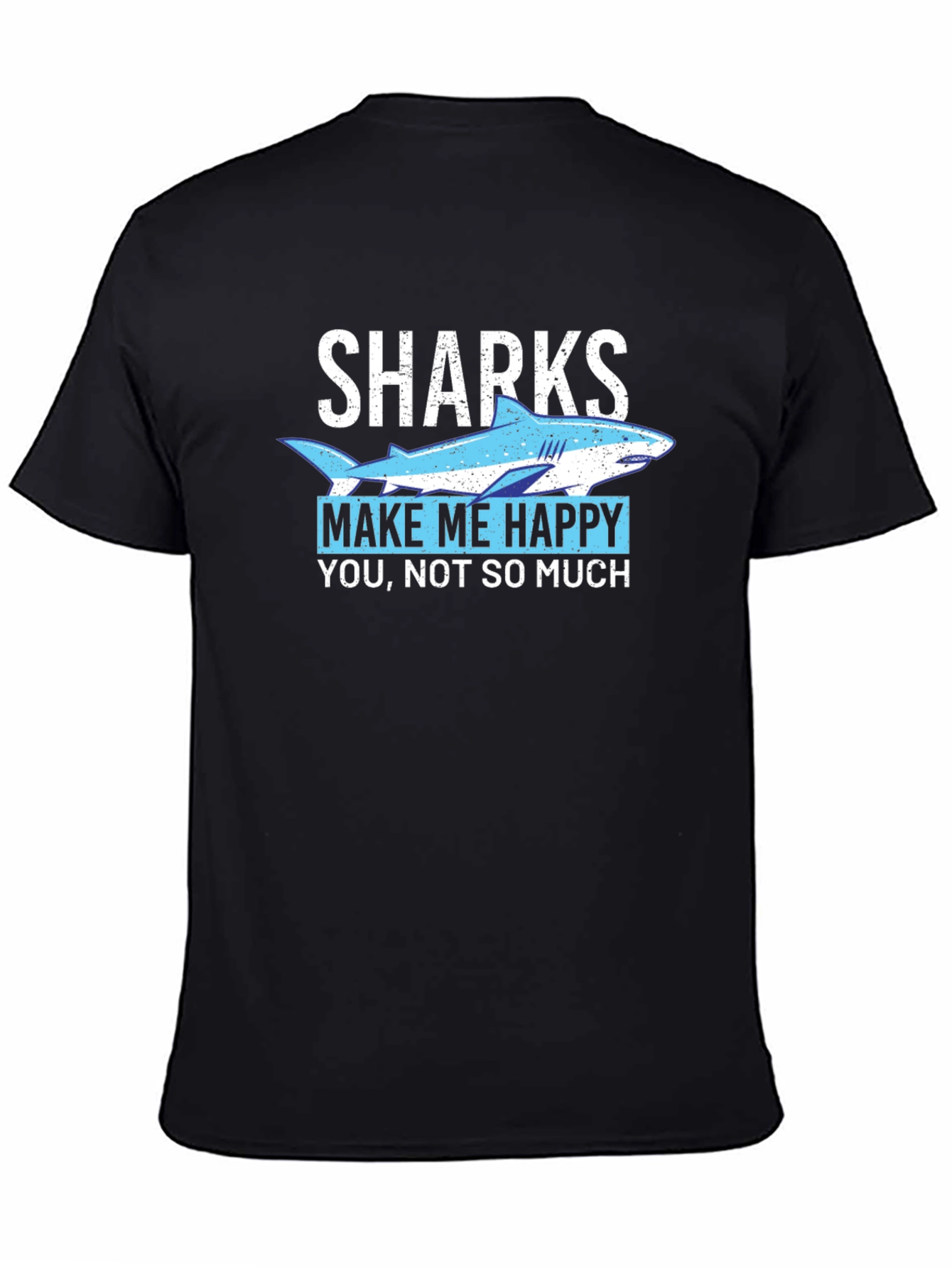 Sharks Make Me Happy Graphic T-Shirt