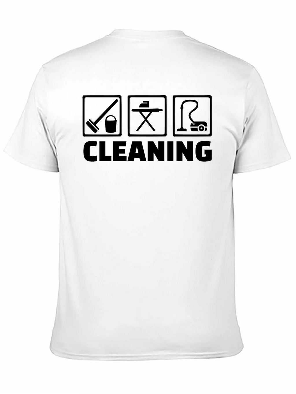 Cleaning Crew T-Shirt - Black Graphic Tee