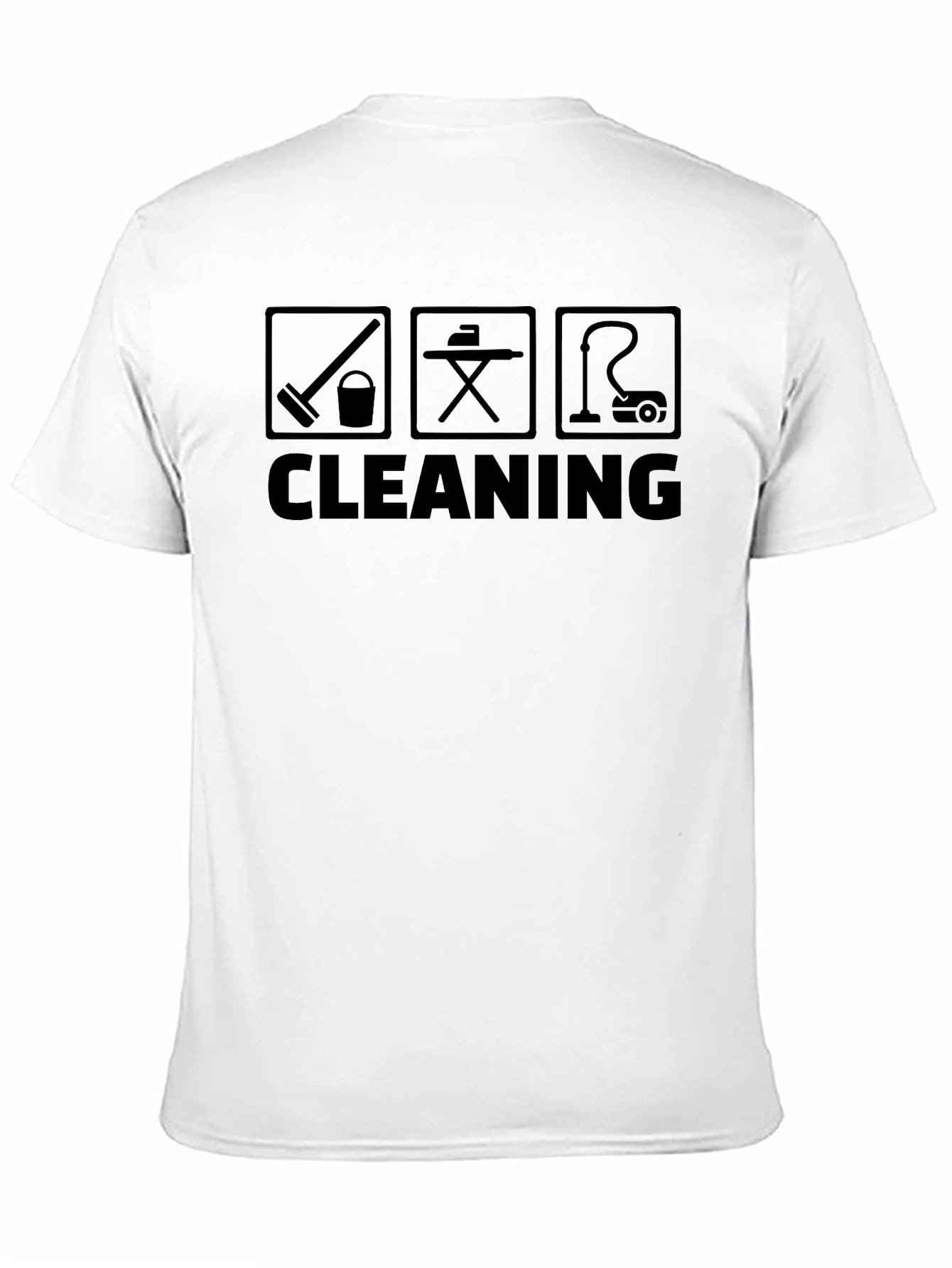Cleaning Crew T-Shirt - Black Graphic Tee
