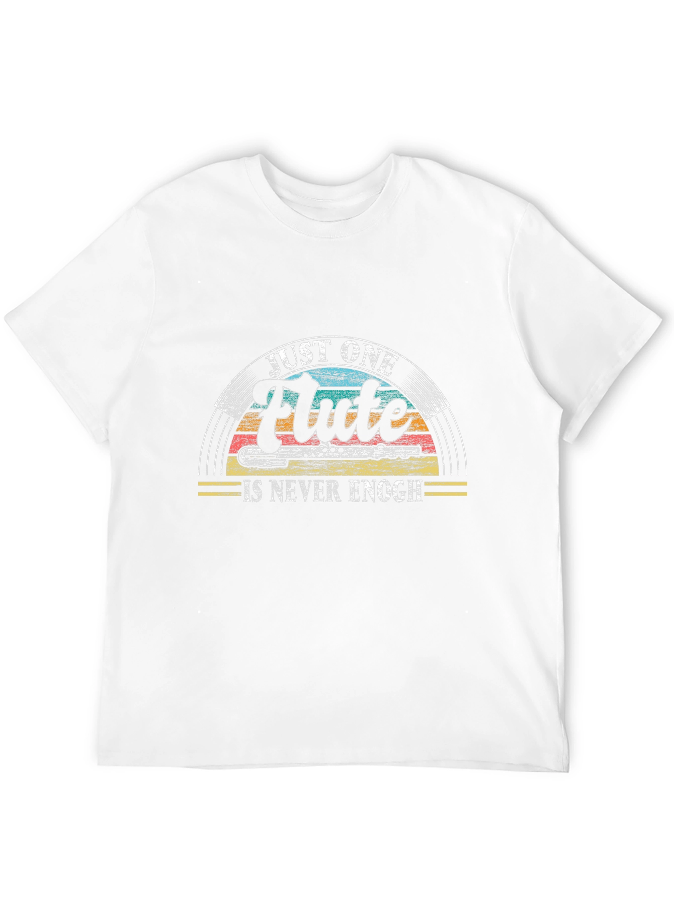Just One Flute Black Graphic Tee