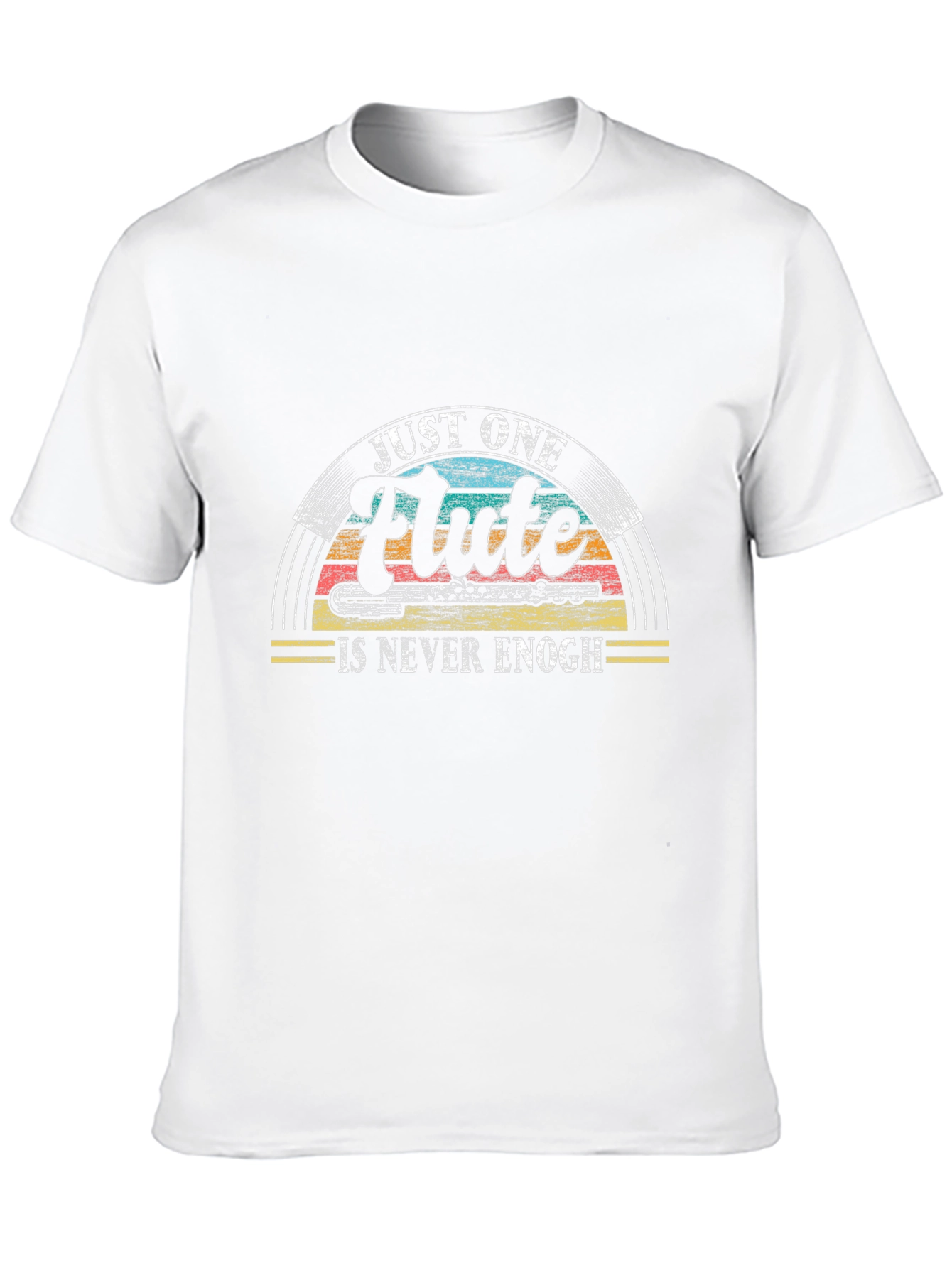 Just One Flute Black Graphic Tee