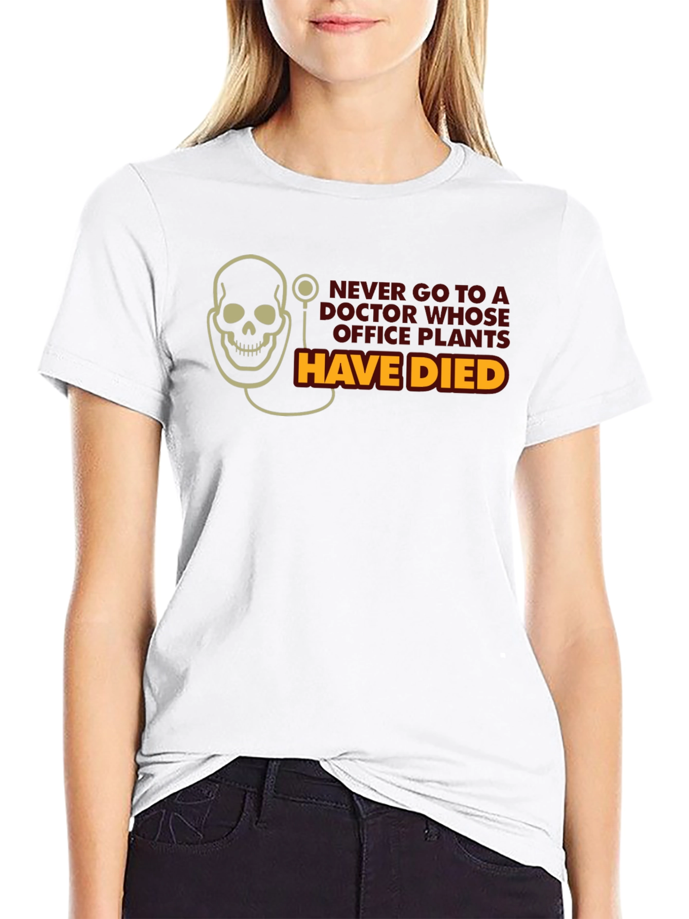 Humorous Dead Plants Graphic T-Shirt