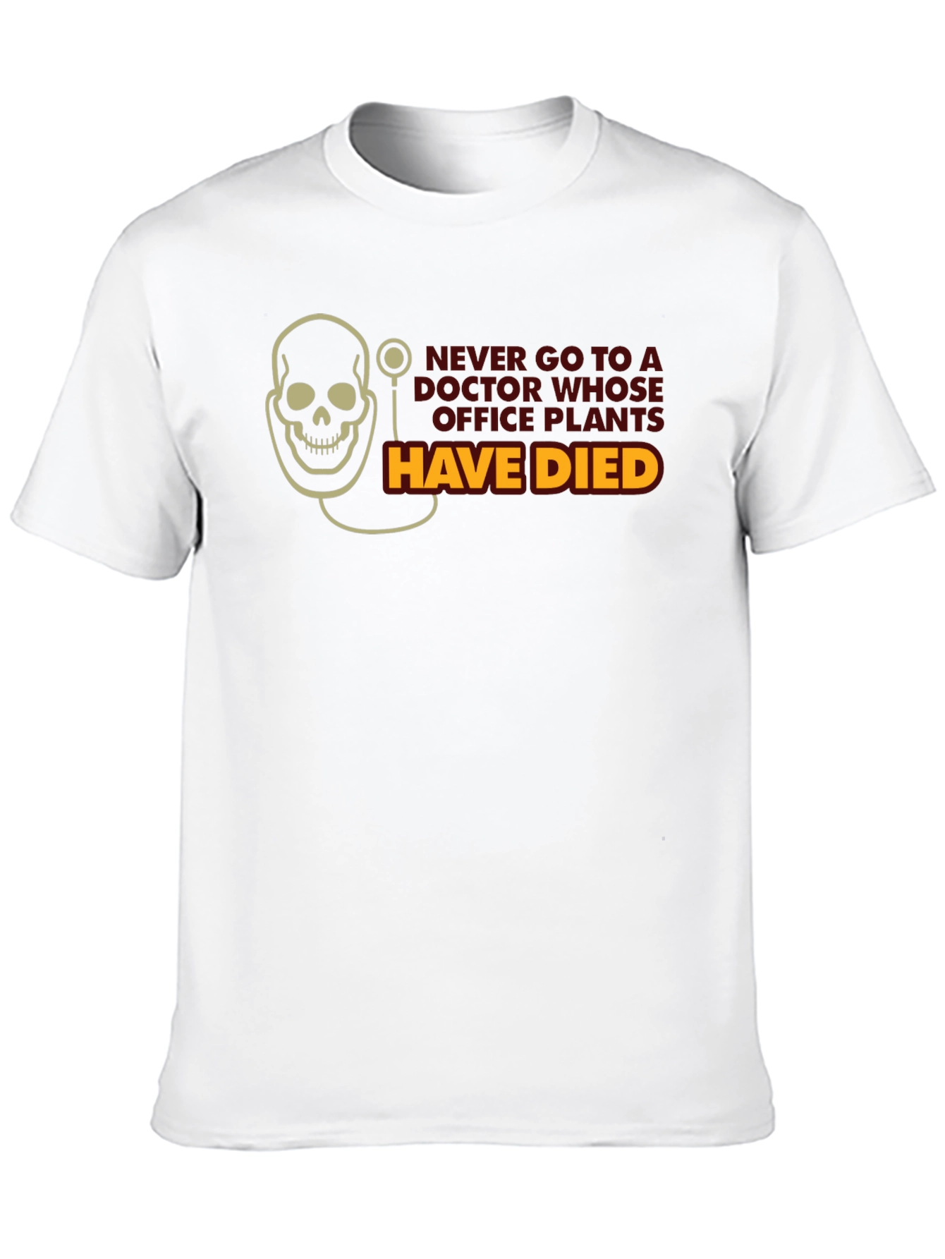 Humorous Dead Plants Graphic T-Shirt