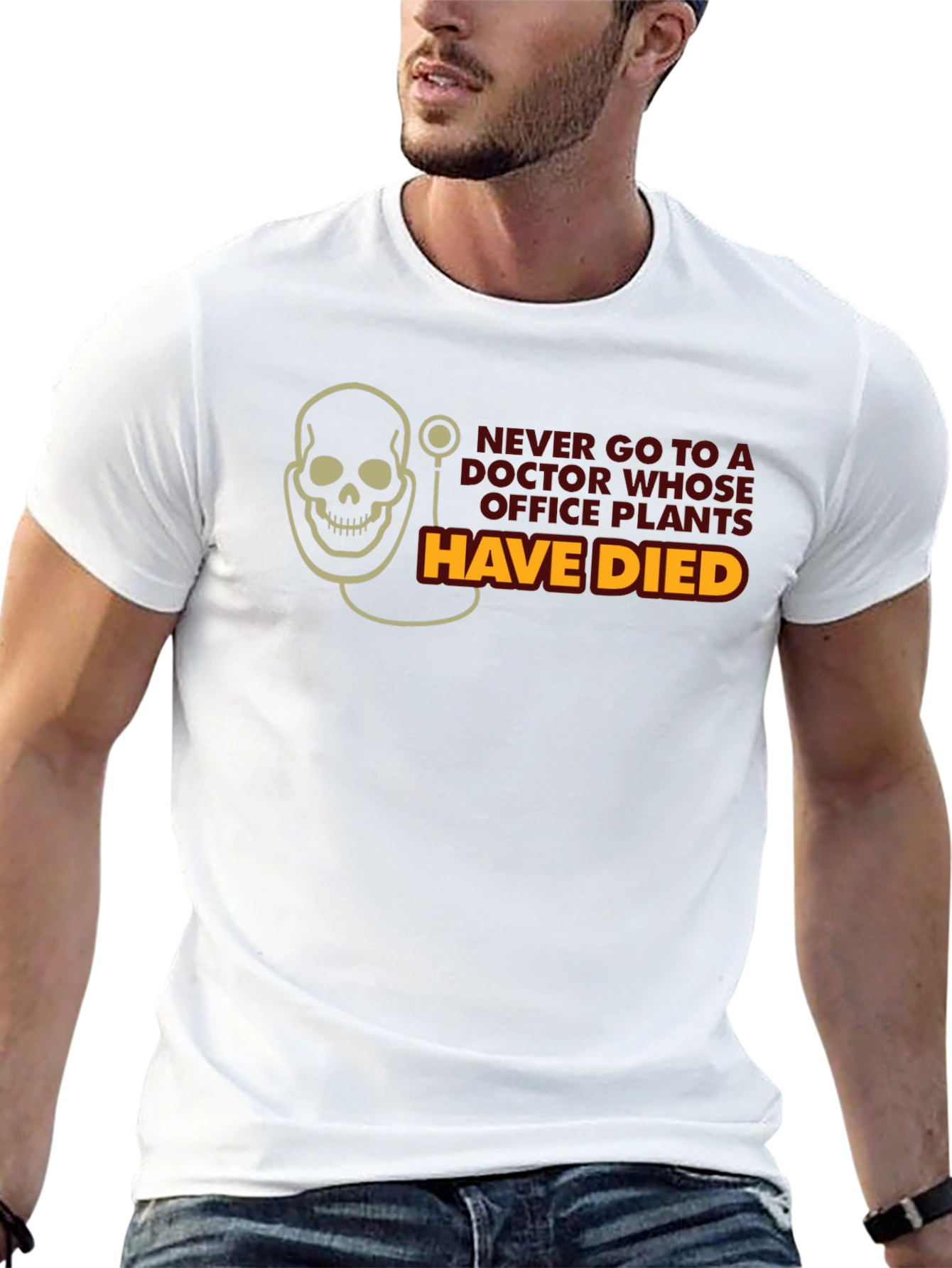 Humorous Dead Plants Graphic T-Shirt