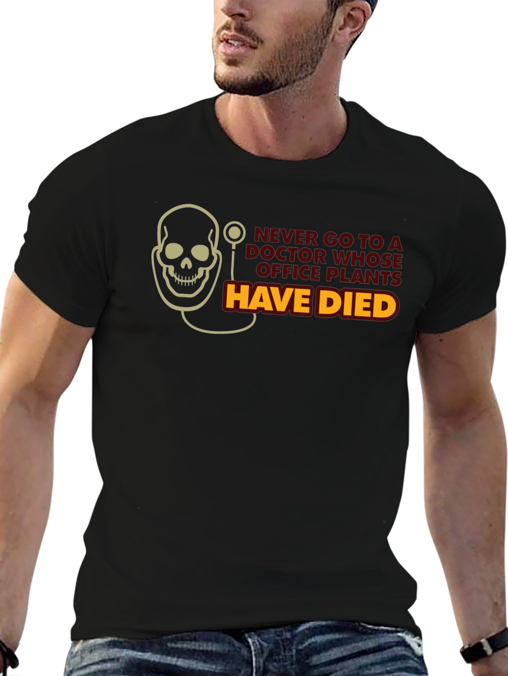 Humorous Dead Plants Graphic T-Shirt