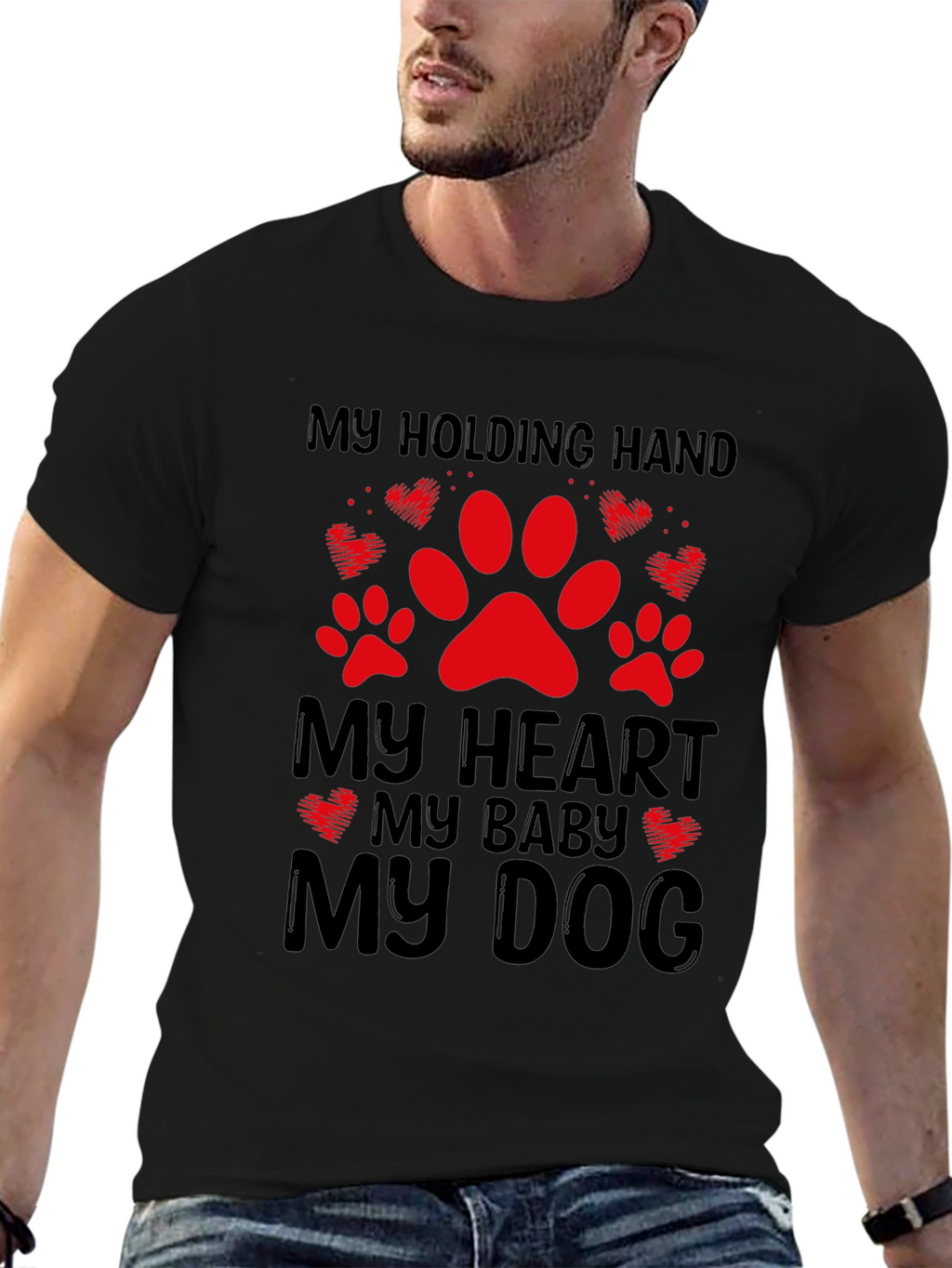 My Holding Hand Dog Lover T-Shirt