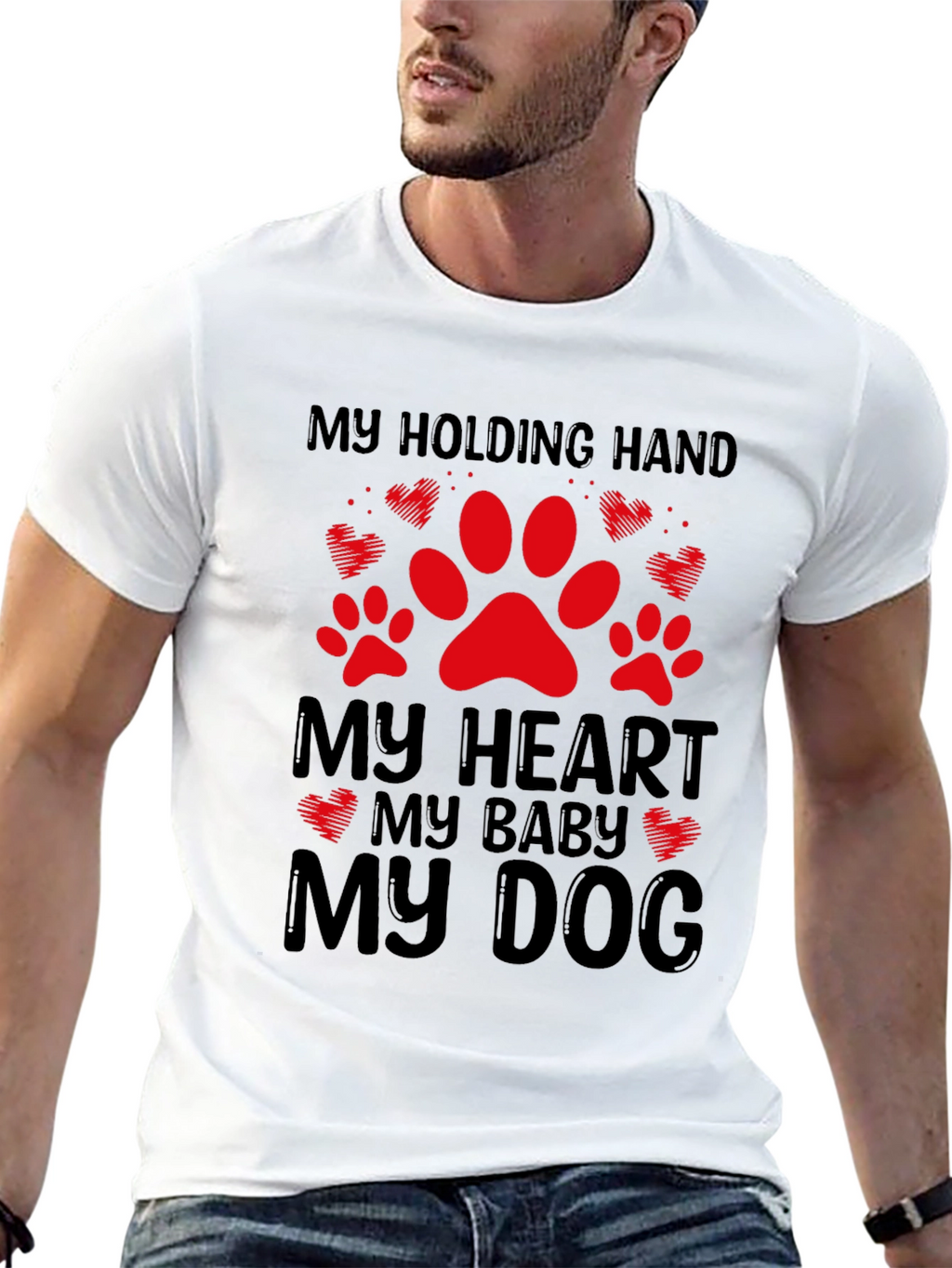 My Holding Hand Dog Lover T-Shirt