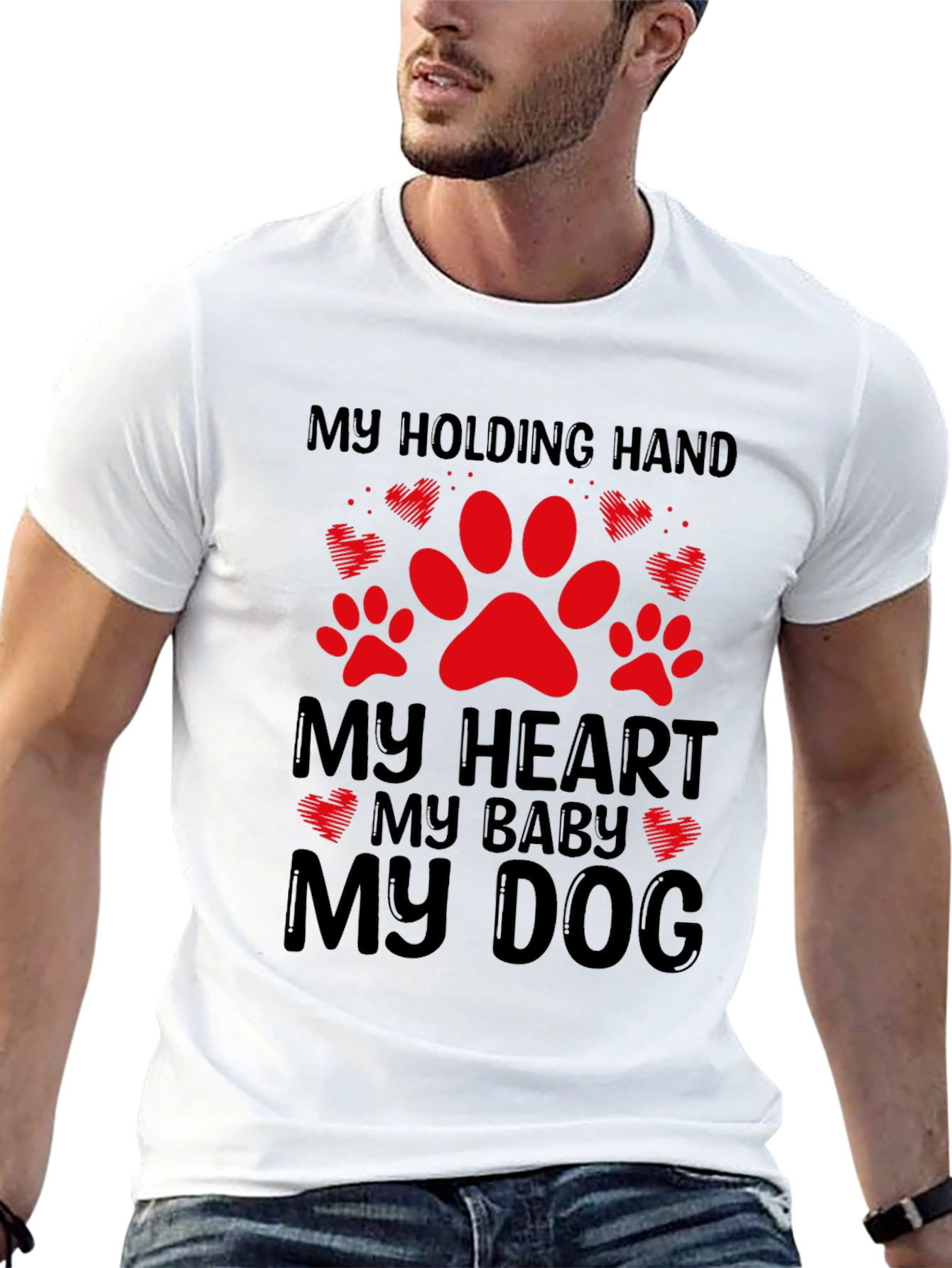 My Holding Hand Dog Lover T-Shirt