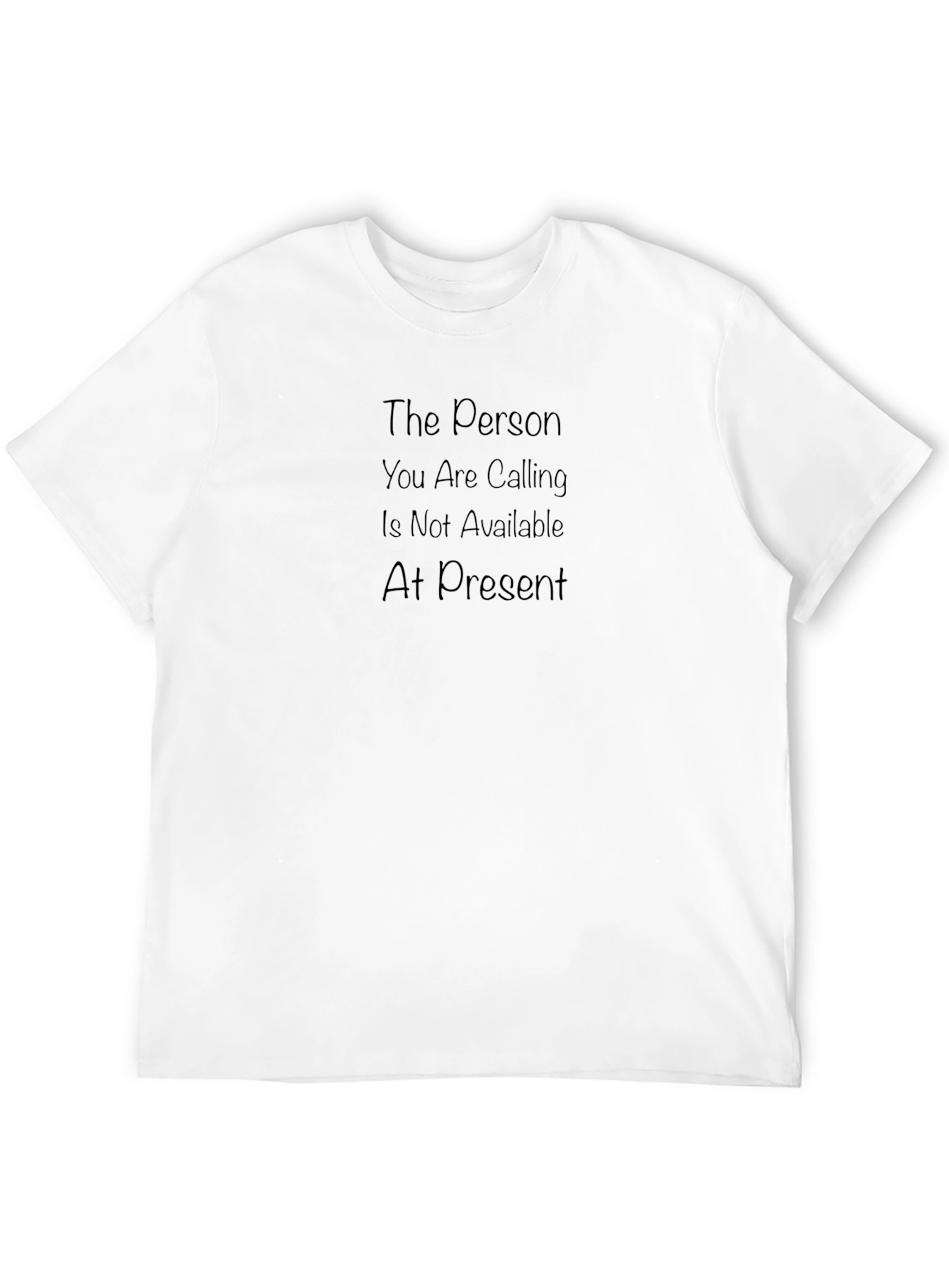 Unavailable Message Graphic T-Shirt - Black
