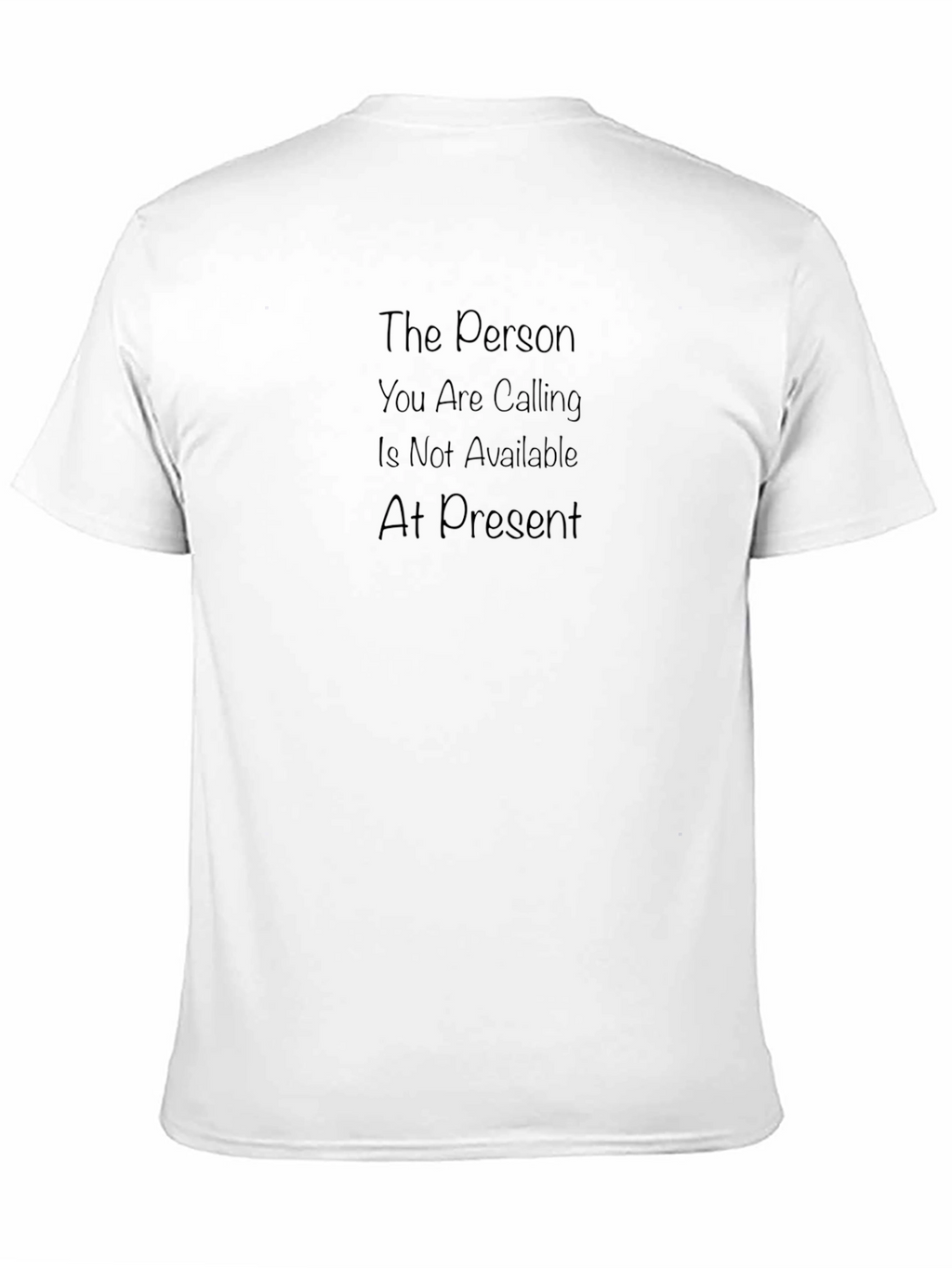 Unavailable Message Graphic T-Shirt - Black