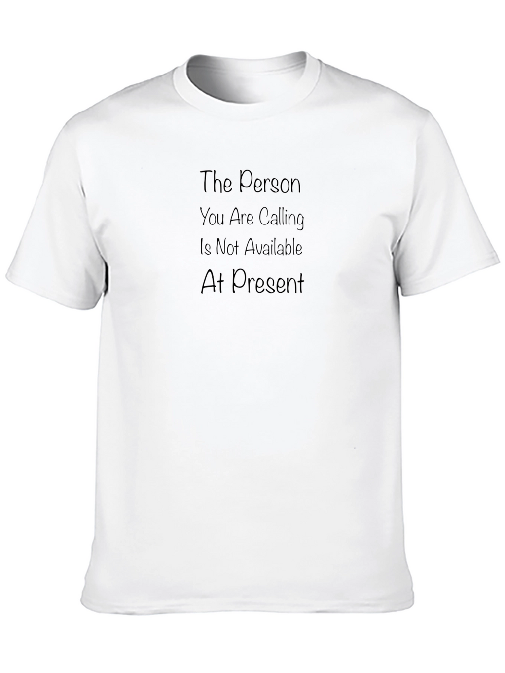 Unavailable Message Graphic T-Shirt - Black