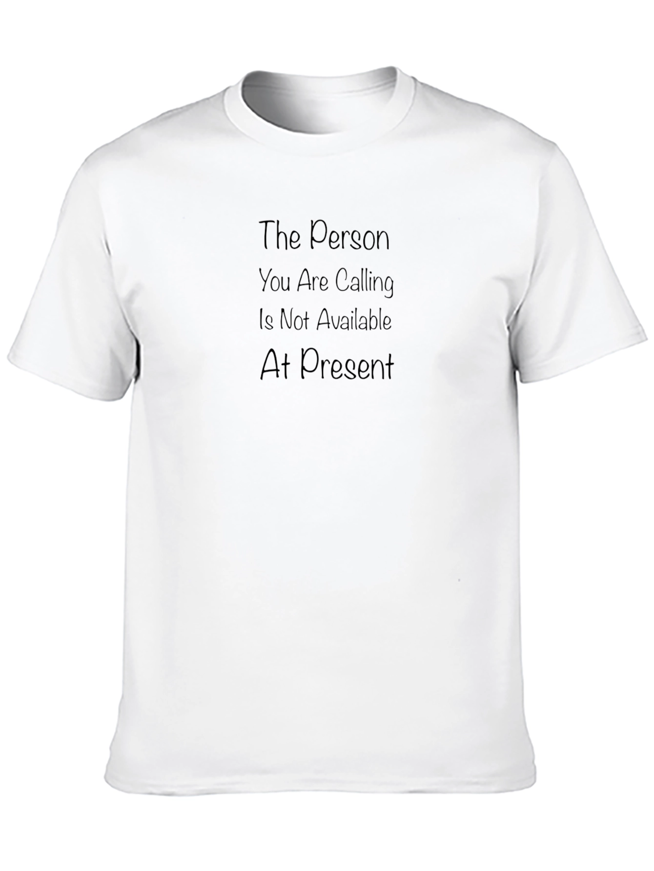 Unavailable Message Graphic T-Shirt - Black
