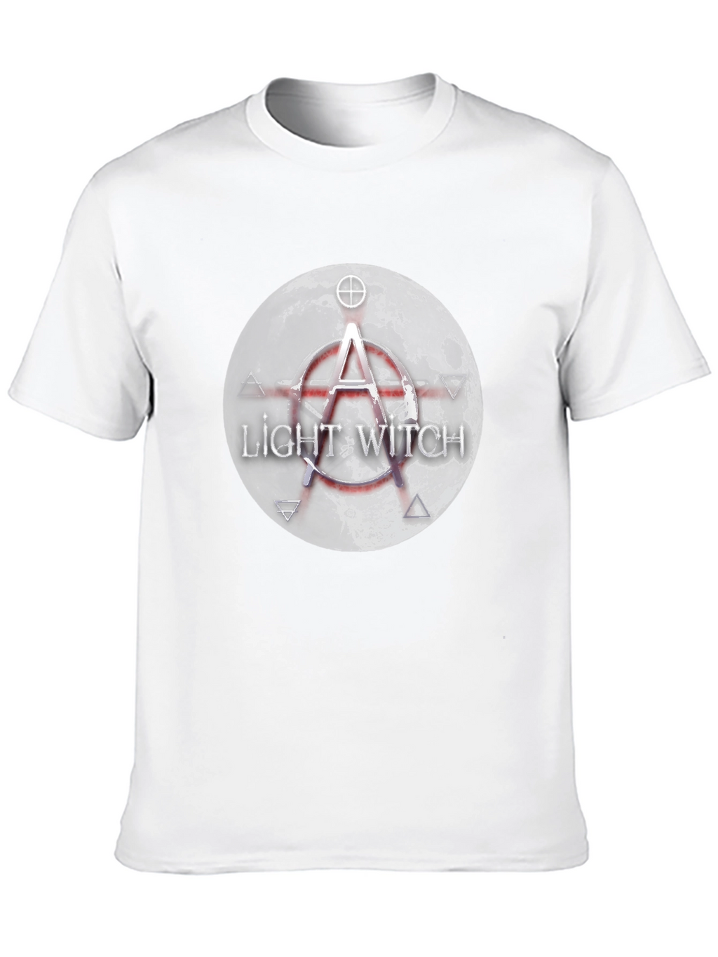 Light Witch Graphic Tee - Black Cotton T-Shirt