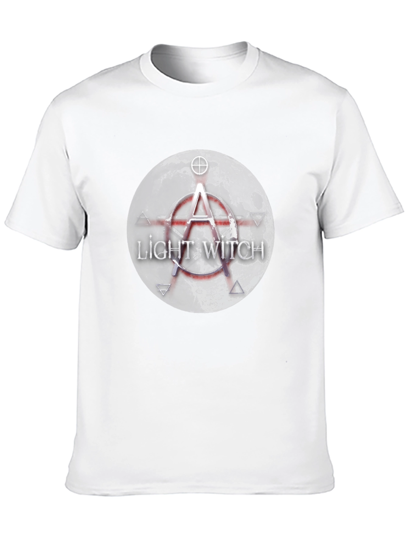 Light Witch Graphic Tee - Black Cotton T-Shirt