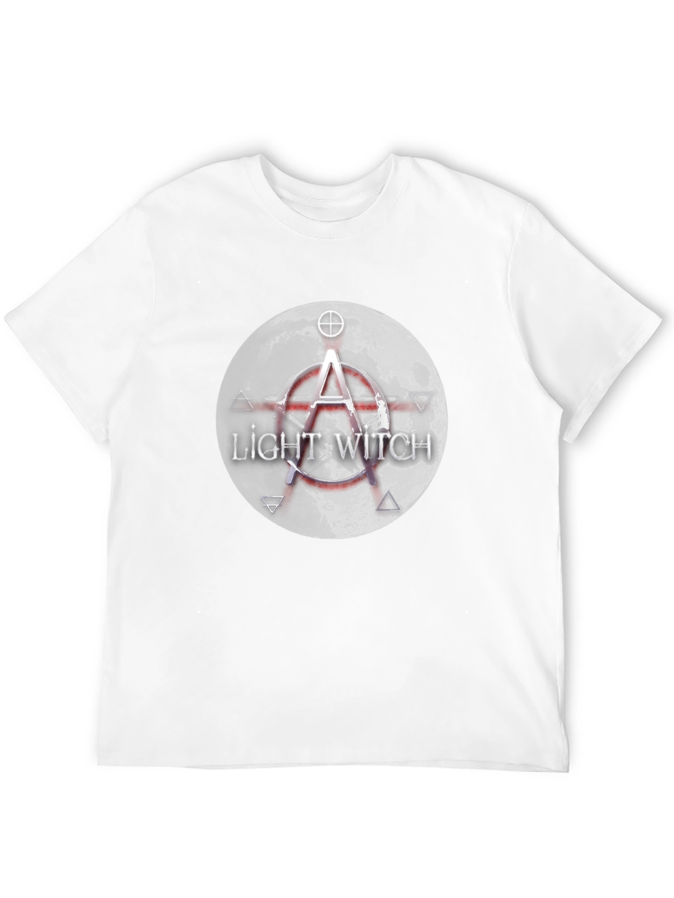 Light Witch Graphic Tee - Black Cotton T-Shirt