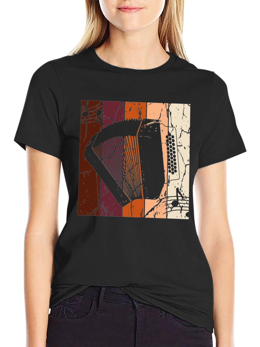 Retro Accordion Music T-Shirt