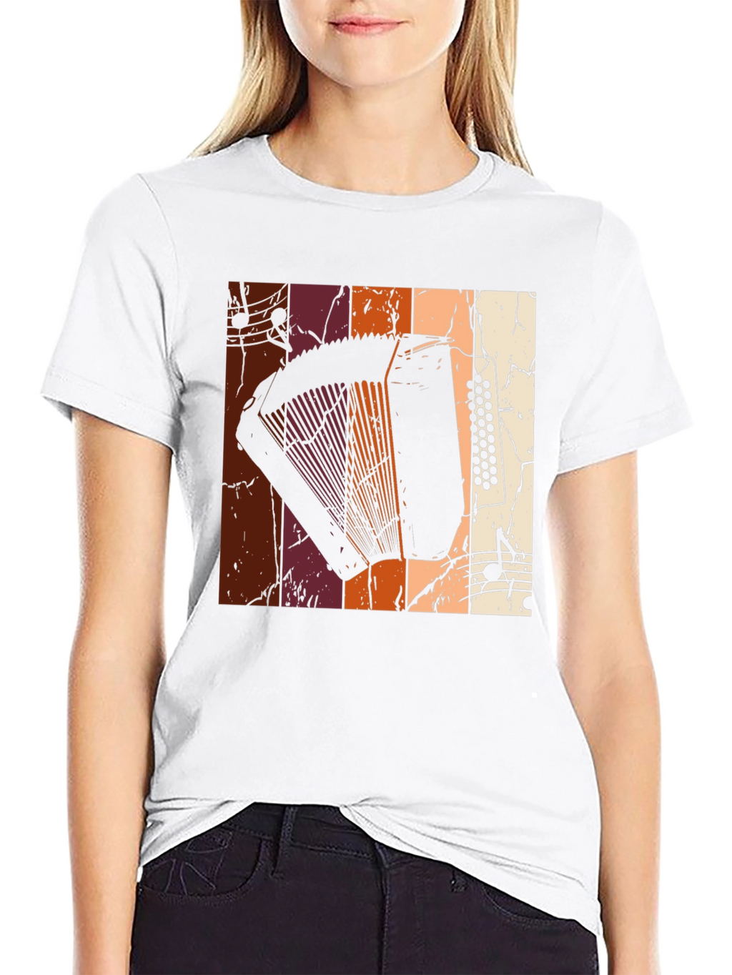 Retro Accordion Music T-Shirt