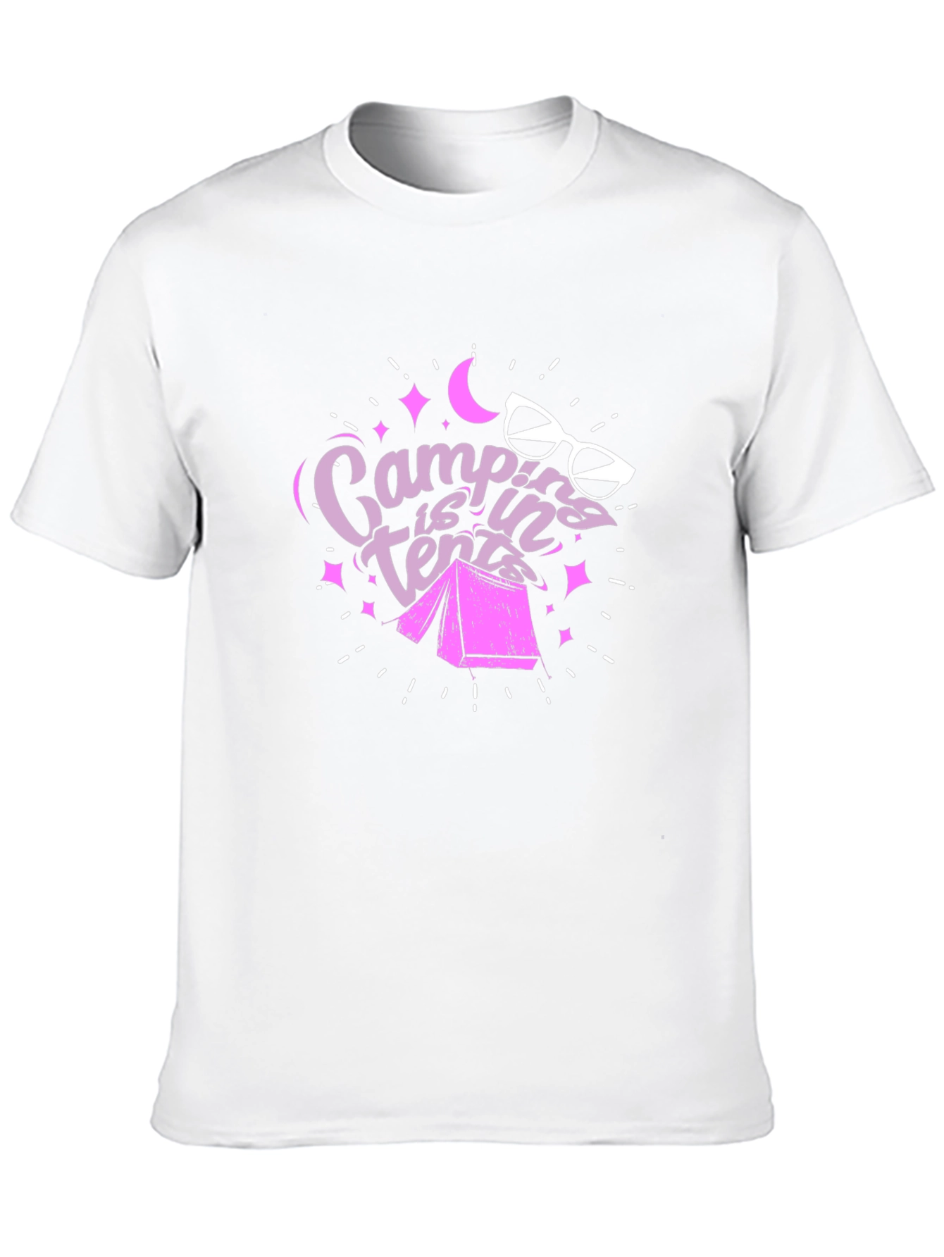 Camping in Tents Graphic Tee - Outdoor Adventure