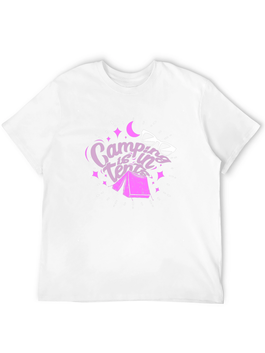Camping in Tents Graphic Tee - Outdoor Adventure