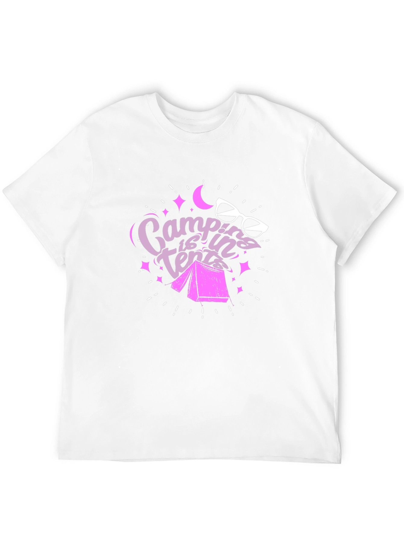 Camping in Tents Graphic Tee - Outdoor Adventure