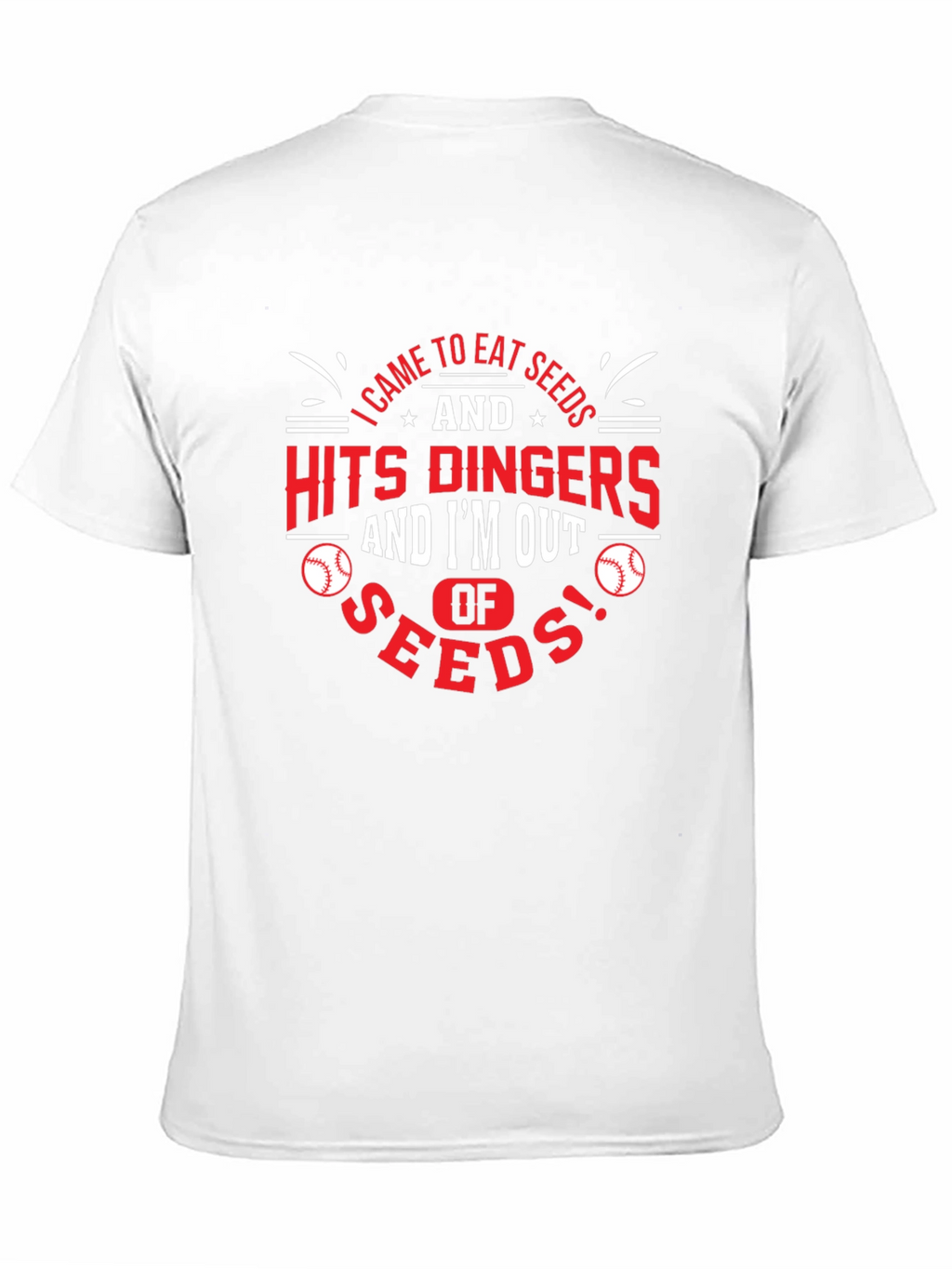 Eat Seeds & Hit Dingers Graphic Tee