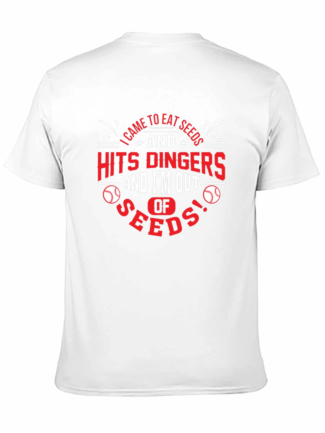 Eat Seeds & Hit Dingers Graphic Tee