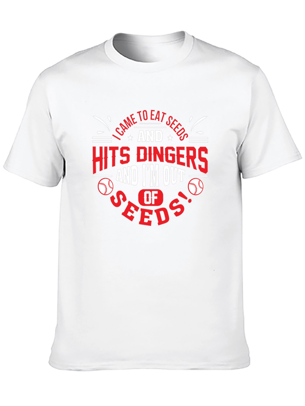 Eat Seeds & Hit Dingers Graphic Tee