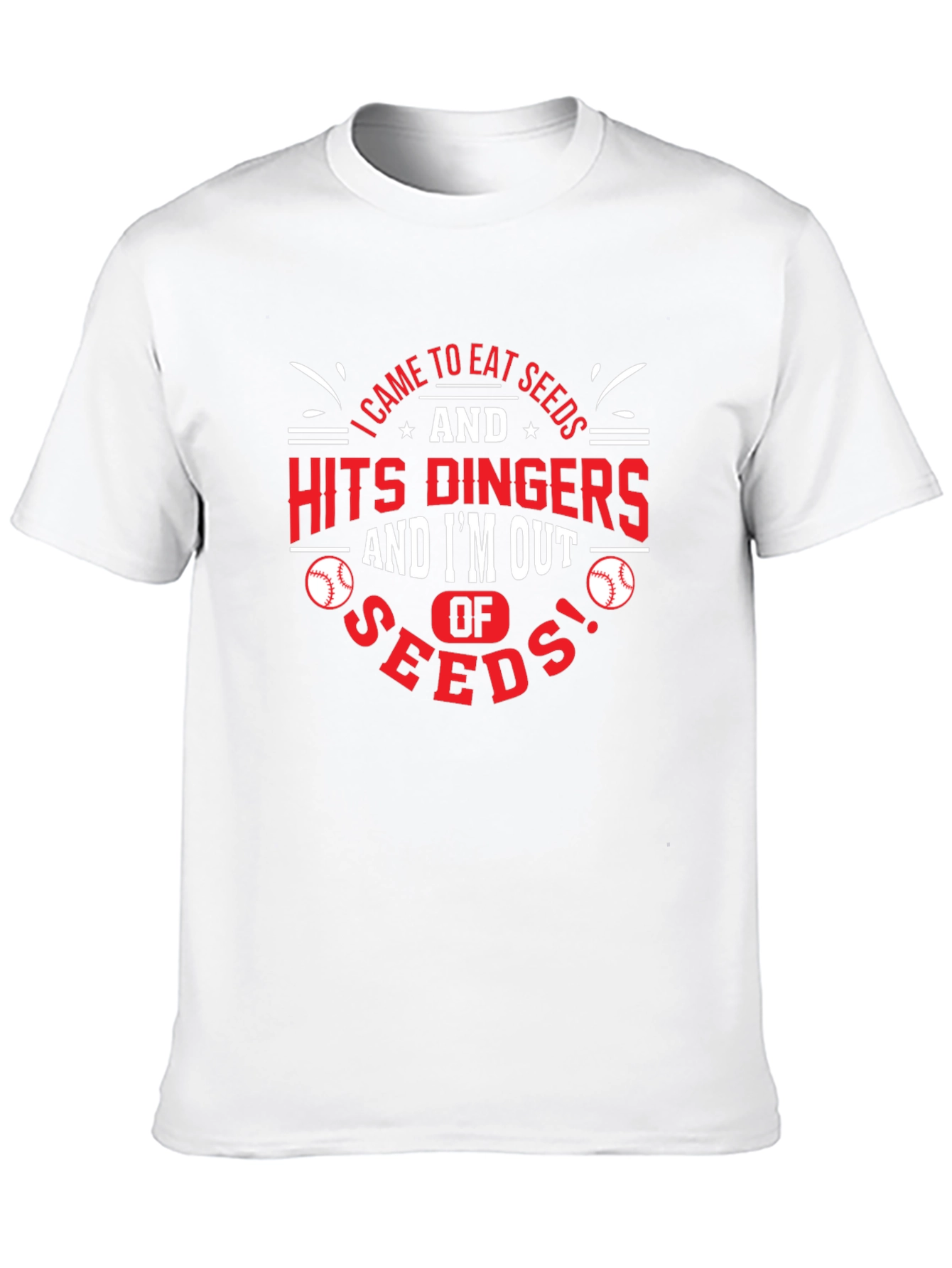 Eat Seeds & Hit Dingers Graphic Tee