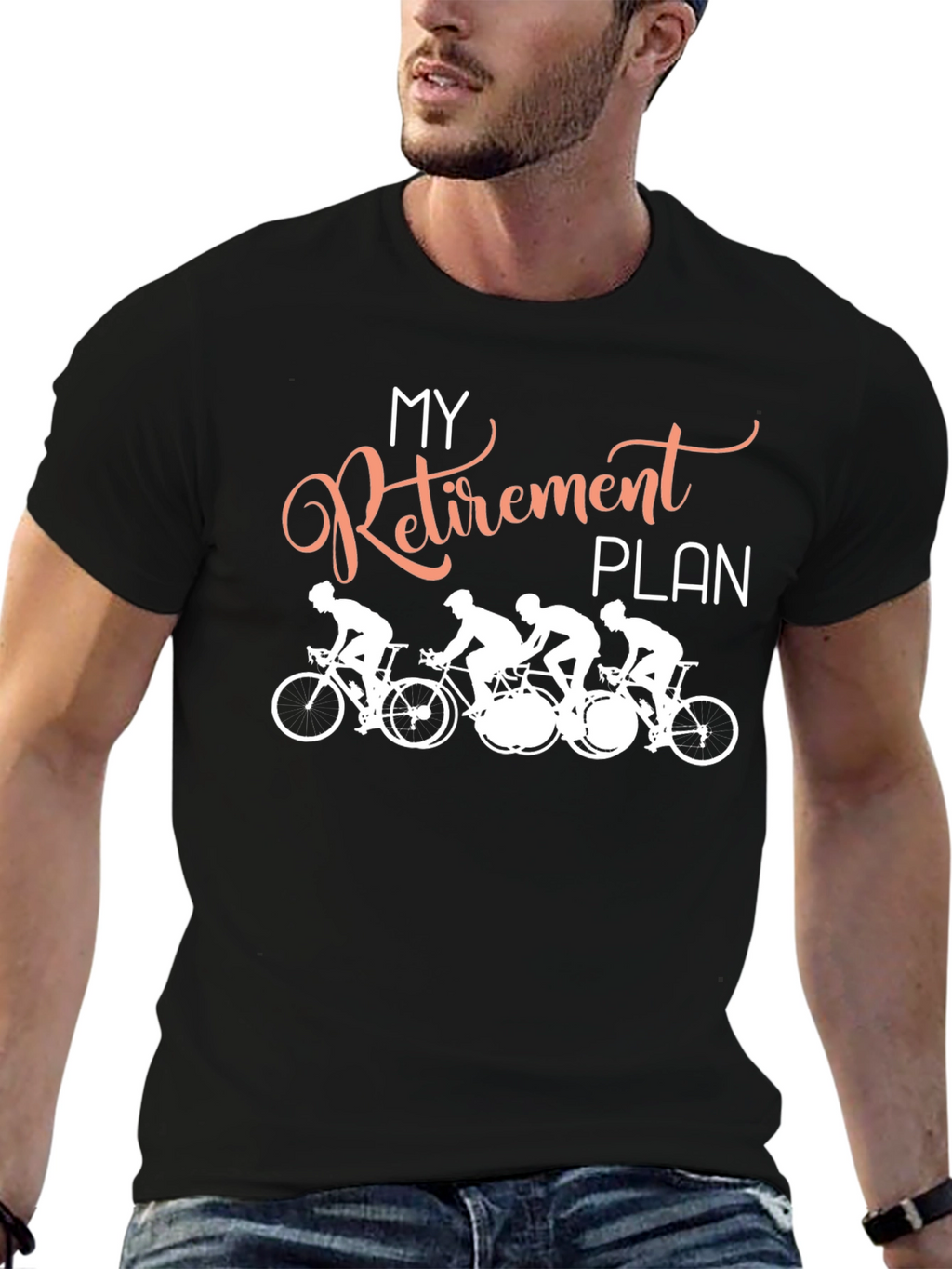 Retirement Plan Cycling Graphic Tee