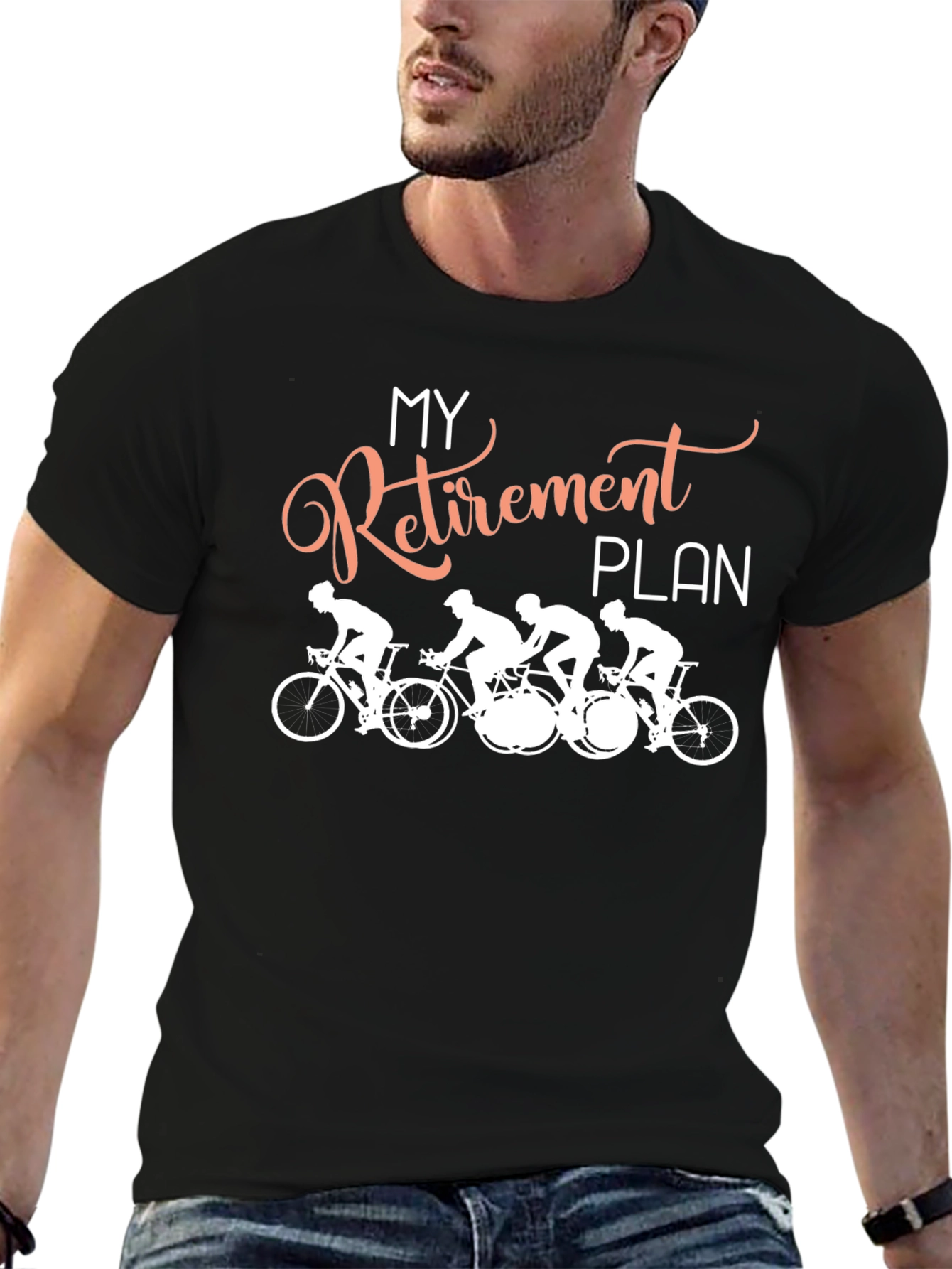 Retirement Plan Cycling Graphic Tee