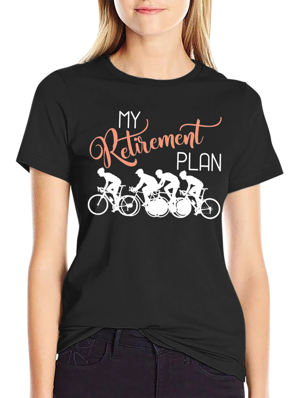Retirement Plan Cycling Graphic Tee