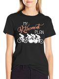 Retirement Plan Cycling Graphic Tee