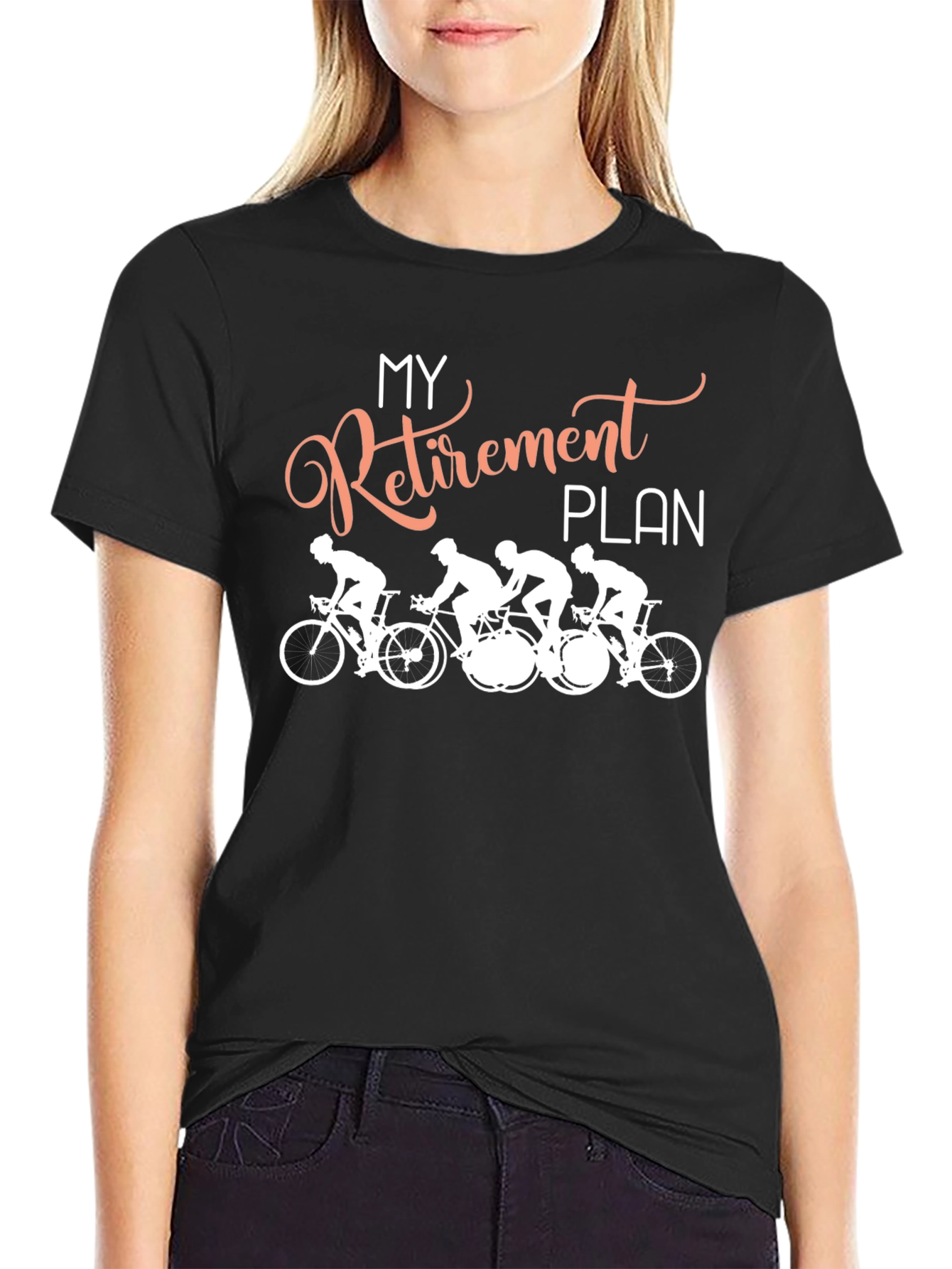 Retirement Plan Cycling Graphic Tee