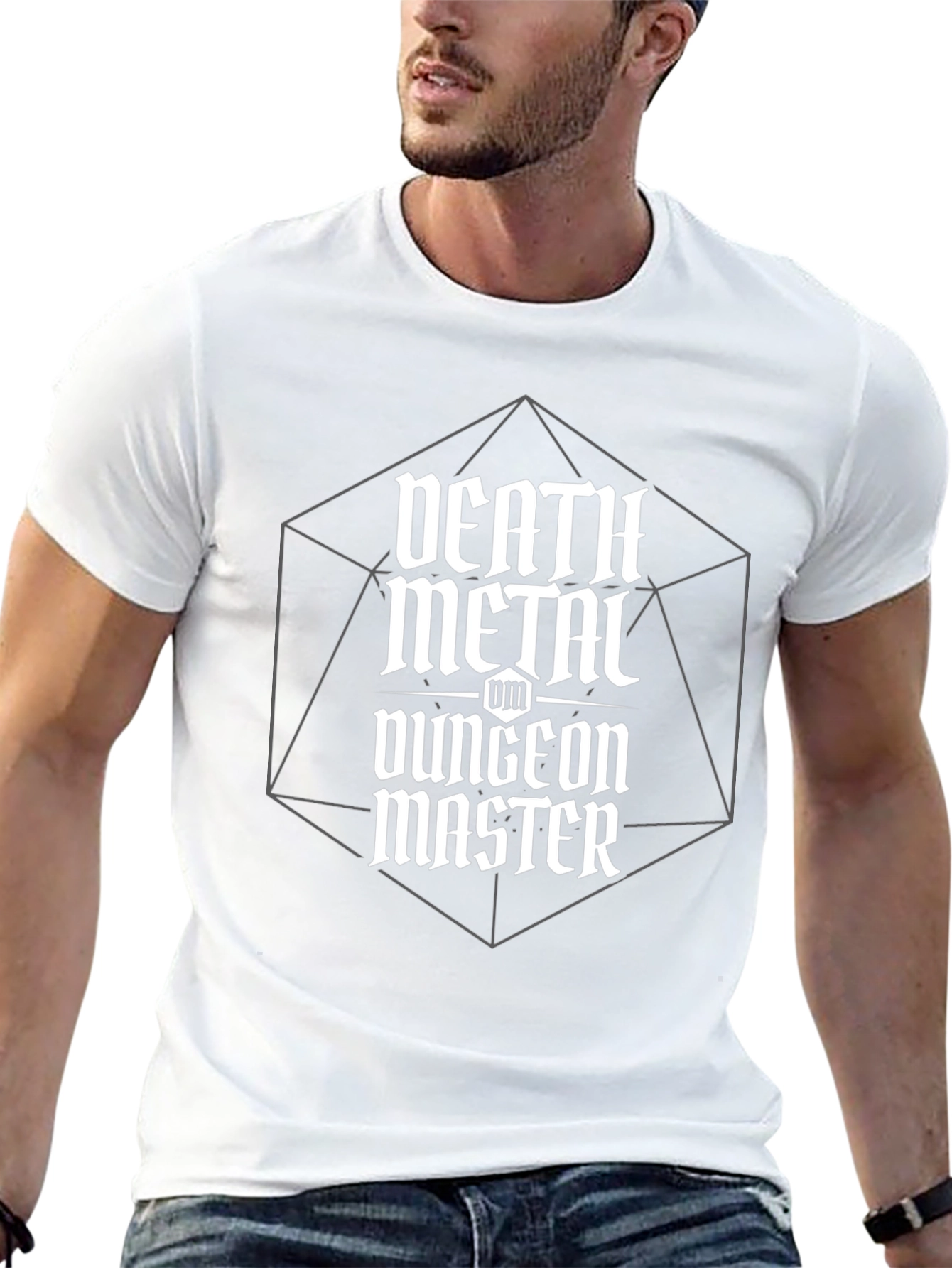 Death Metal Dungeon Master Graphic Tee