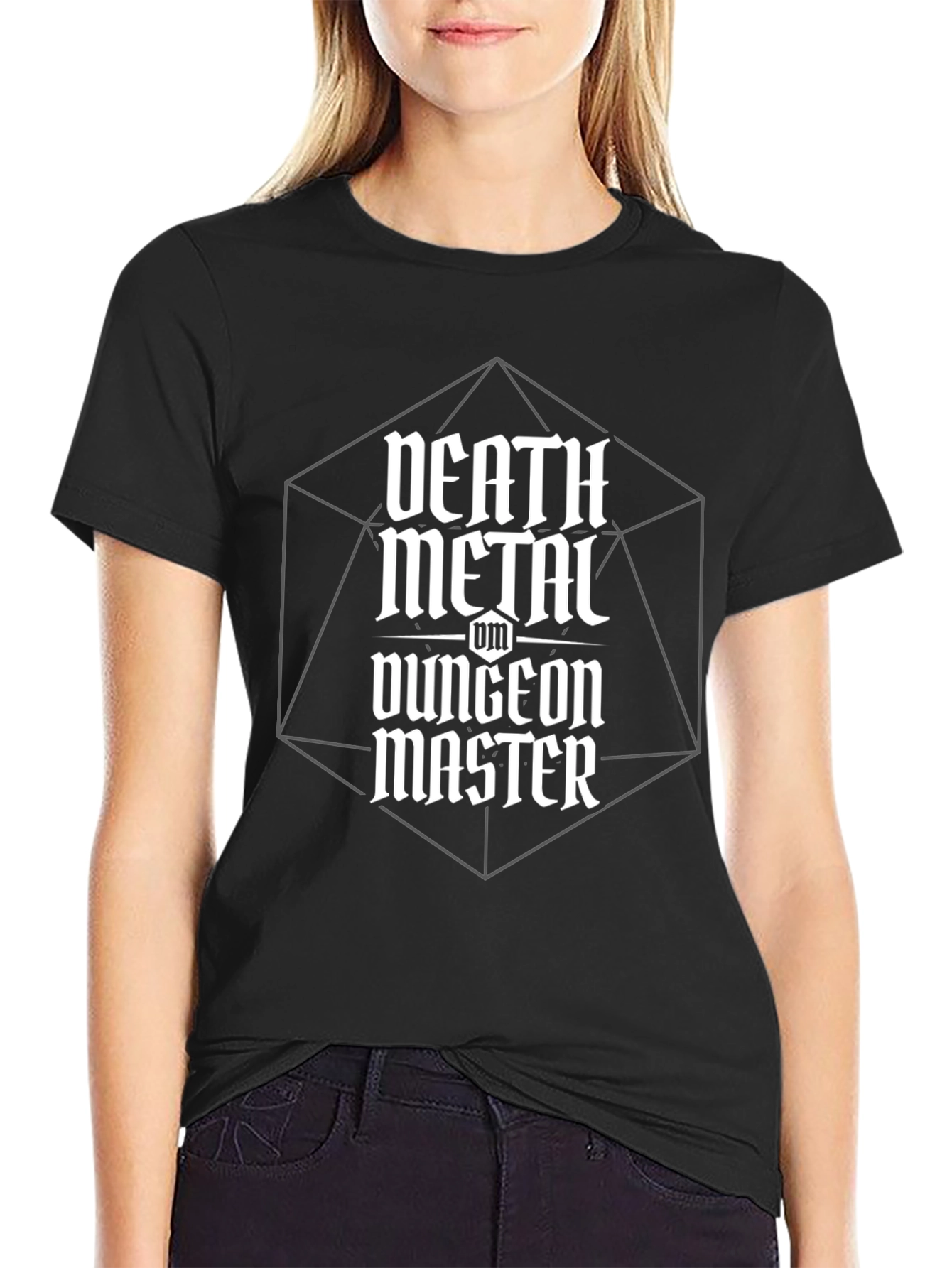 Death Metal Dungeon Master Graphic Tee