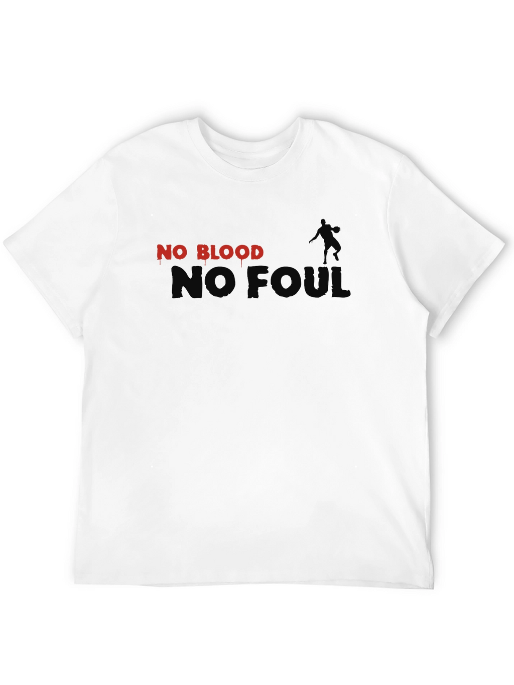 No Blood No Foul Graphic Tee - Black