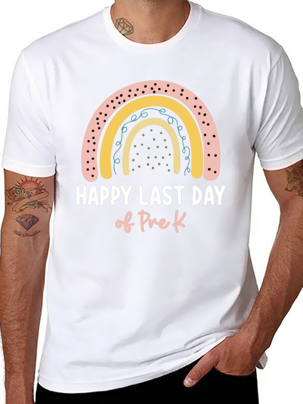 Happy Last Day of Pre-K Rainbow T-Shirt