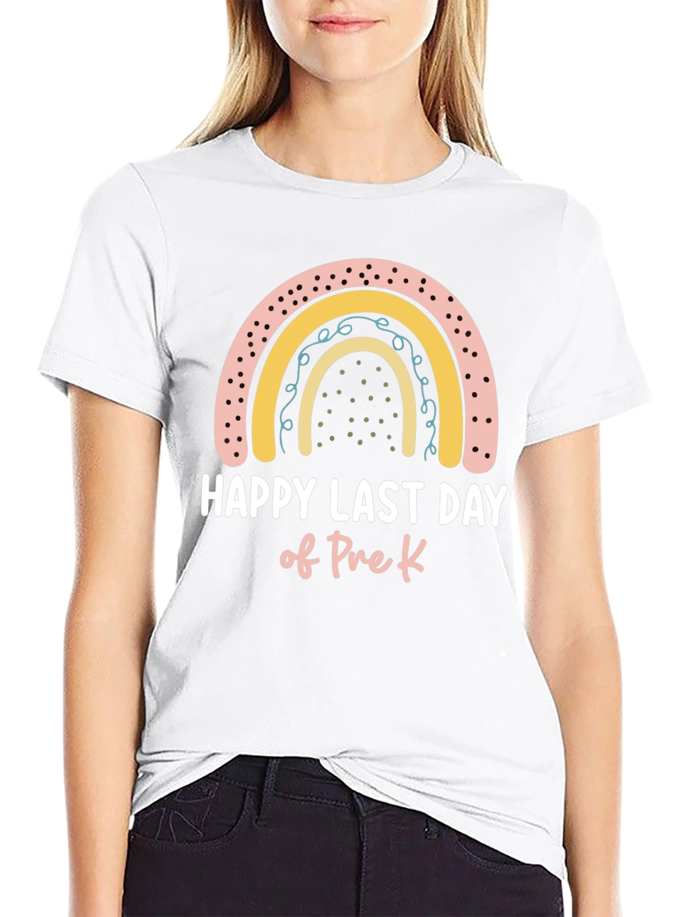 Happy Last Day of Pre-K Rainbow T-Shirt