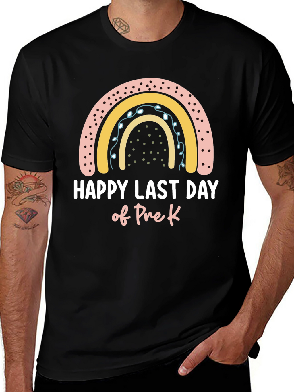Happy Last Day of Pre-K Rainbow T-Shirt