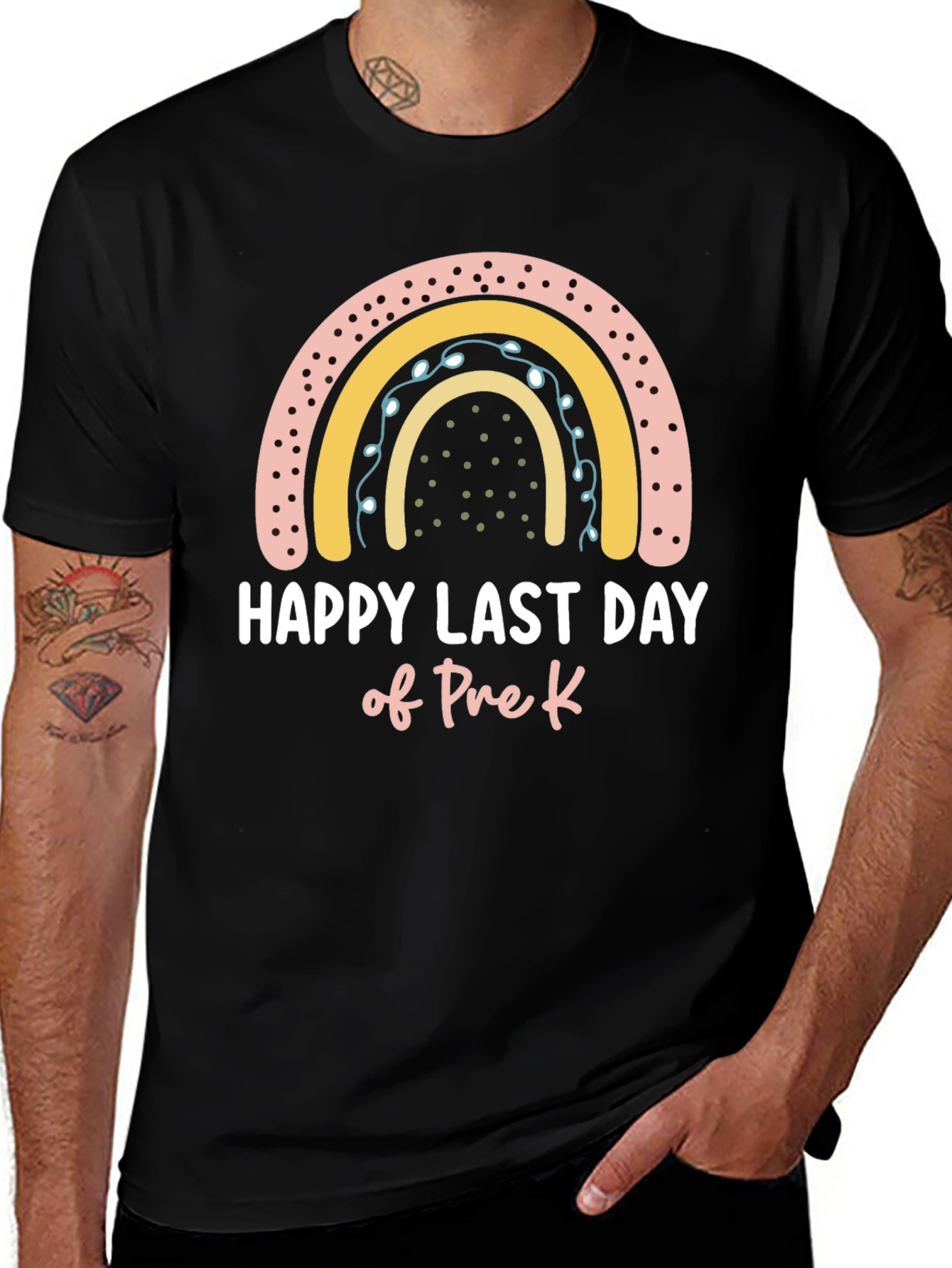 Happy Last Day of Pre-K Rainbow T-Shirt