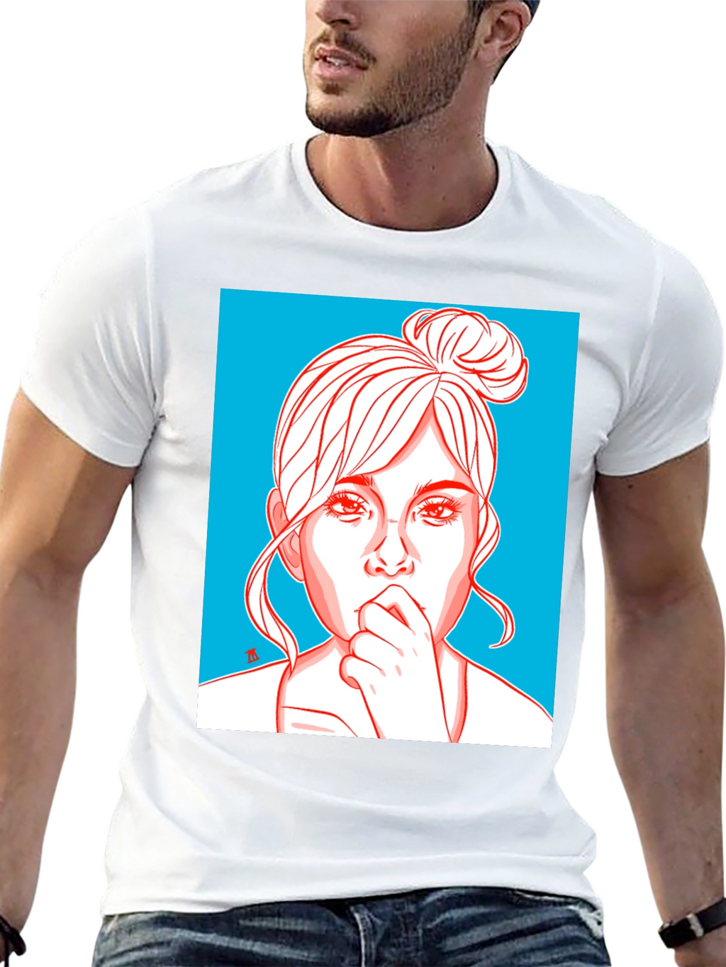 Graphic Tee - Woman Portrait