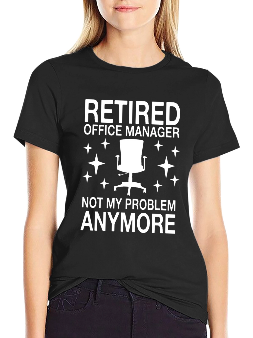 Retired Office Manager T-Shirt - Funny Retirement Gift