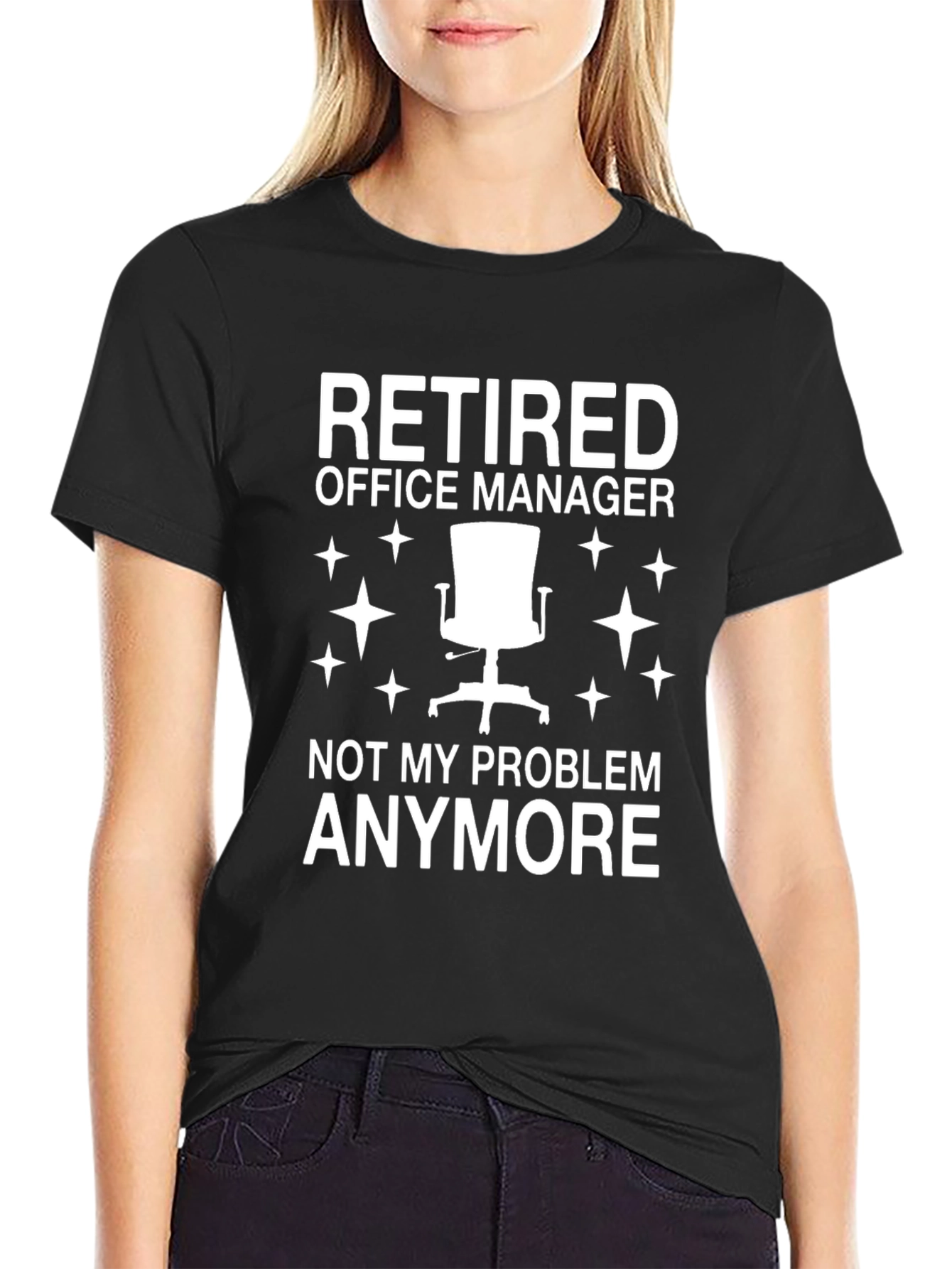 Retired Office Manager T-Shirt - Funny Retirement Gift